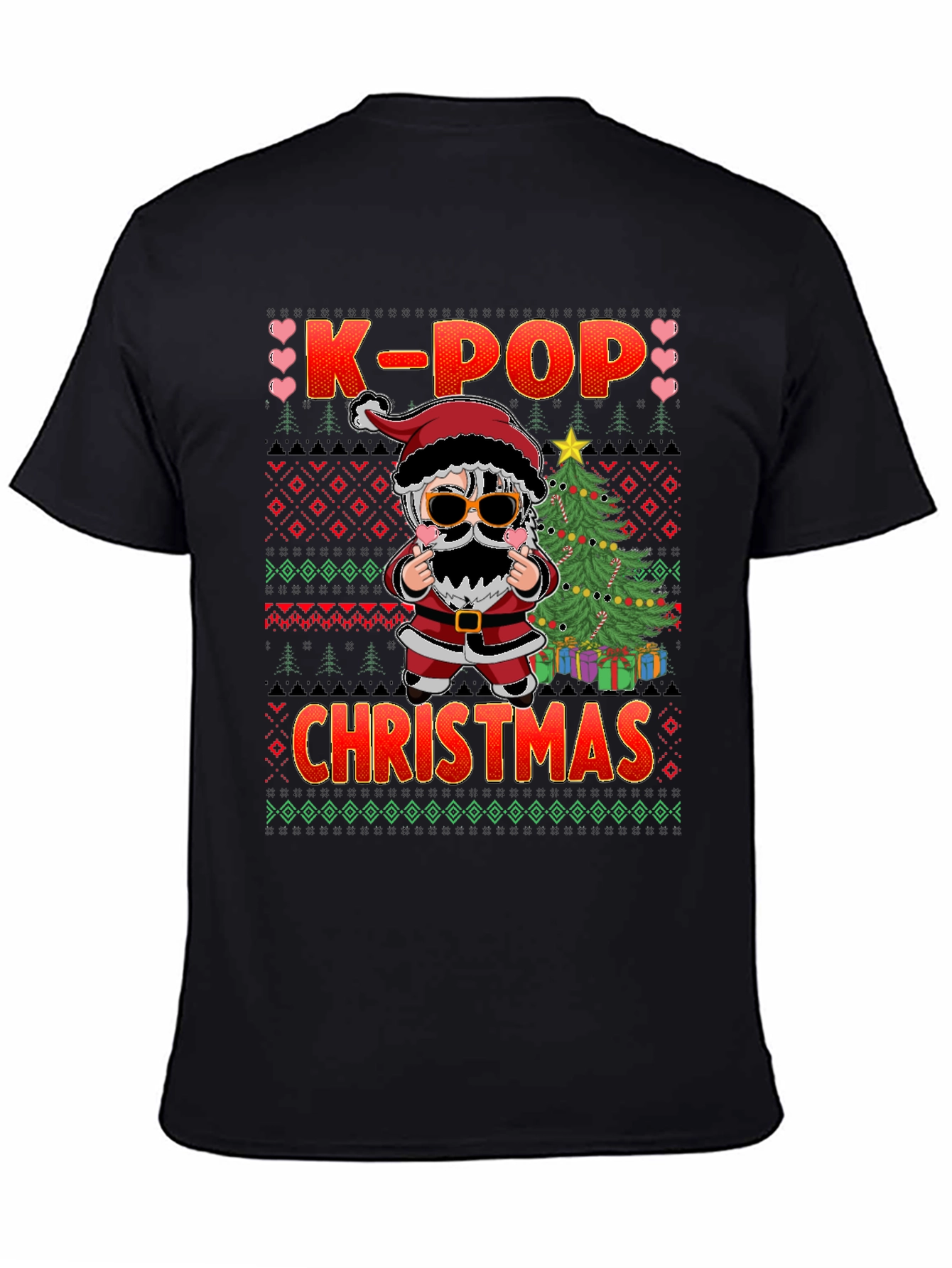 K-Pop Christmas Santa T-Shirt