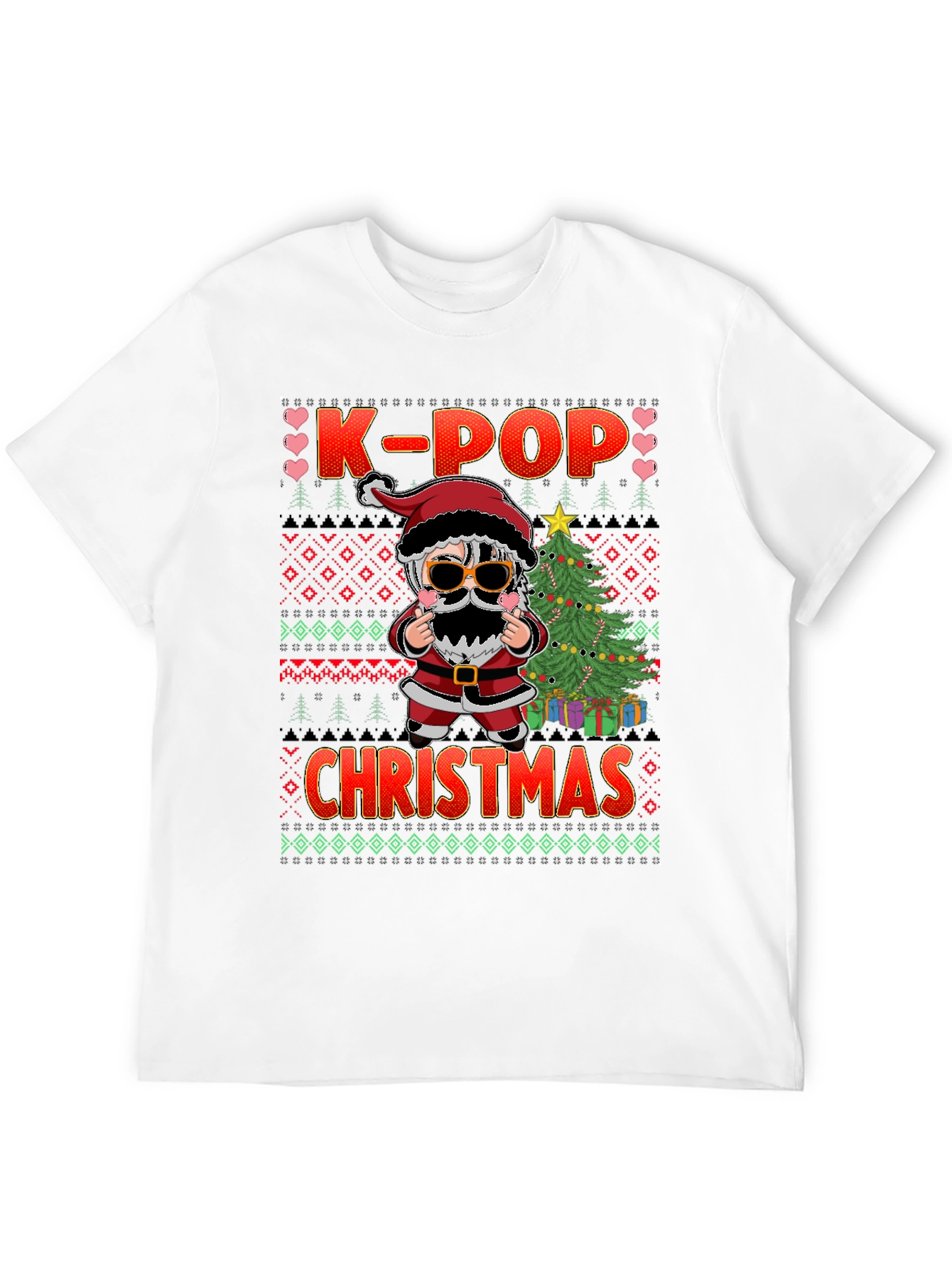 K-Pop Christmas Santa T-Shirt