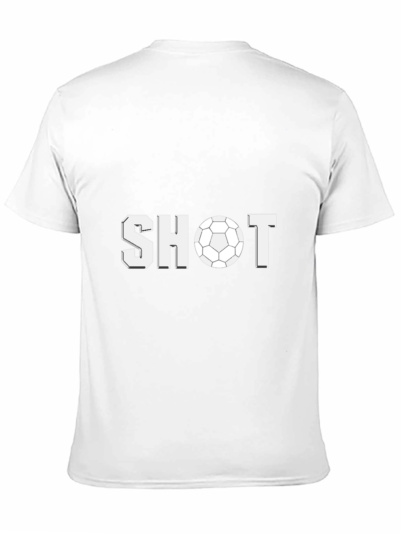 Soccer Shot Graphic Tee - Black Cotton T-Shirt