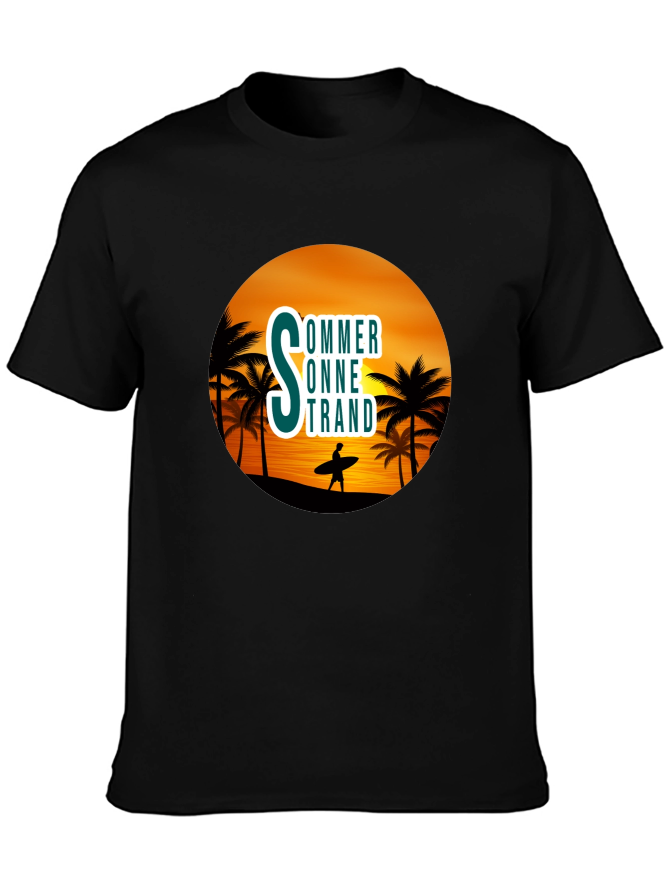 Summer Beach Graphic T-Shirt