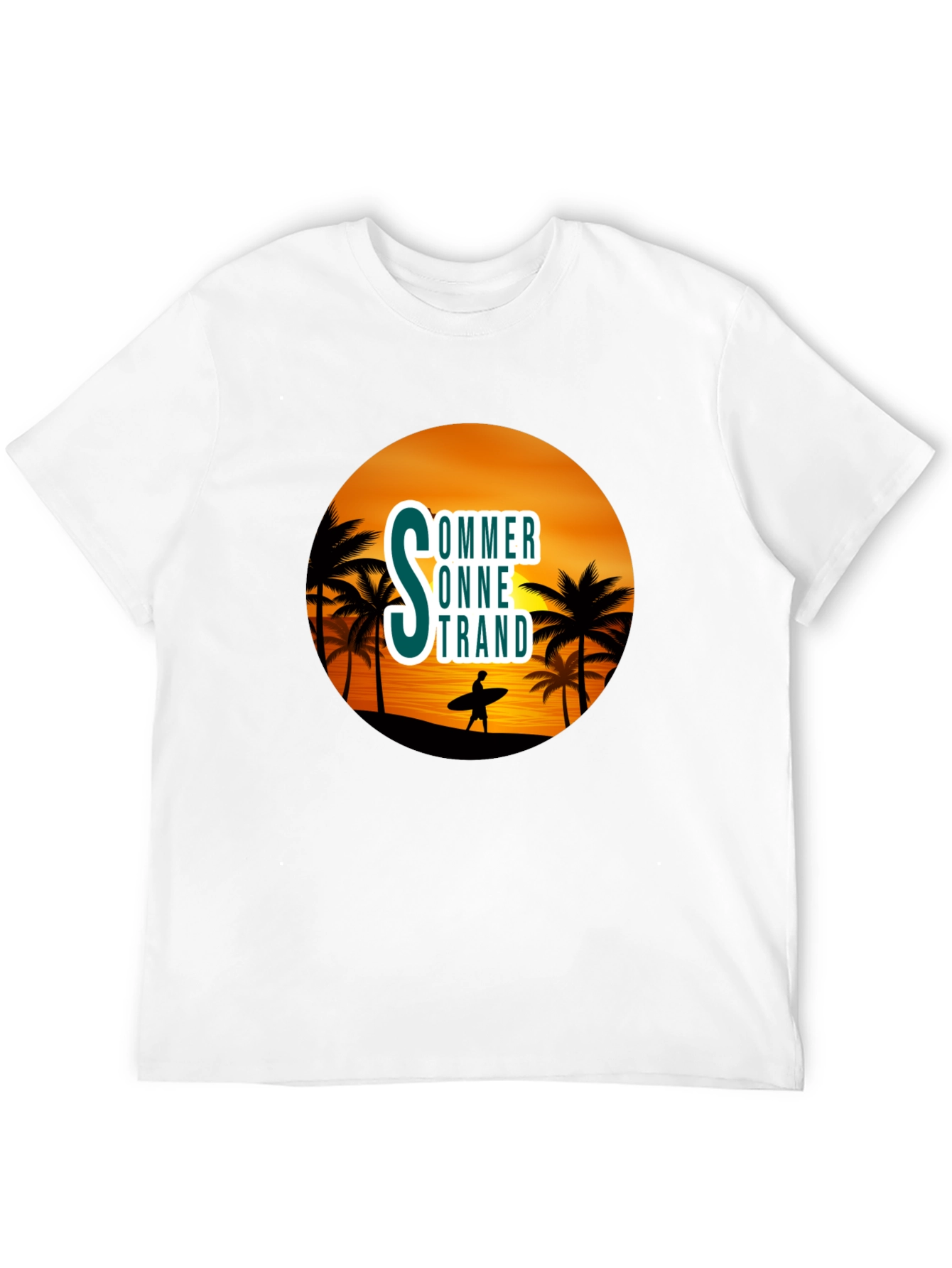 Summer Beach Graphic T-Shirt