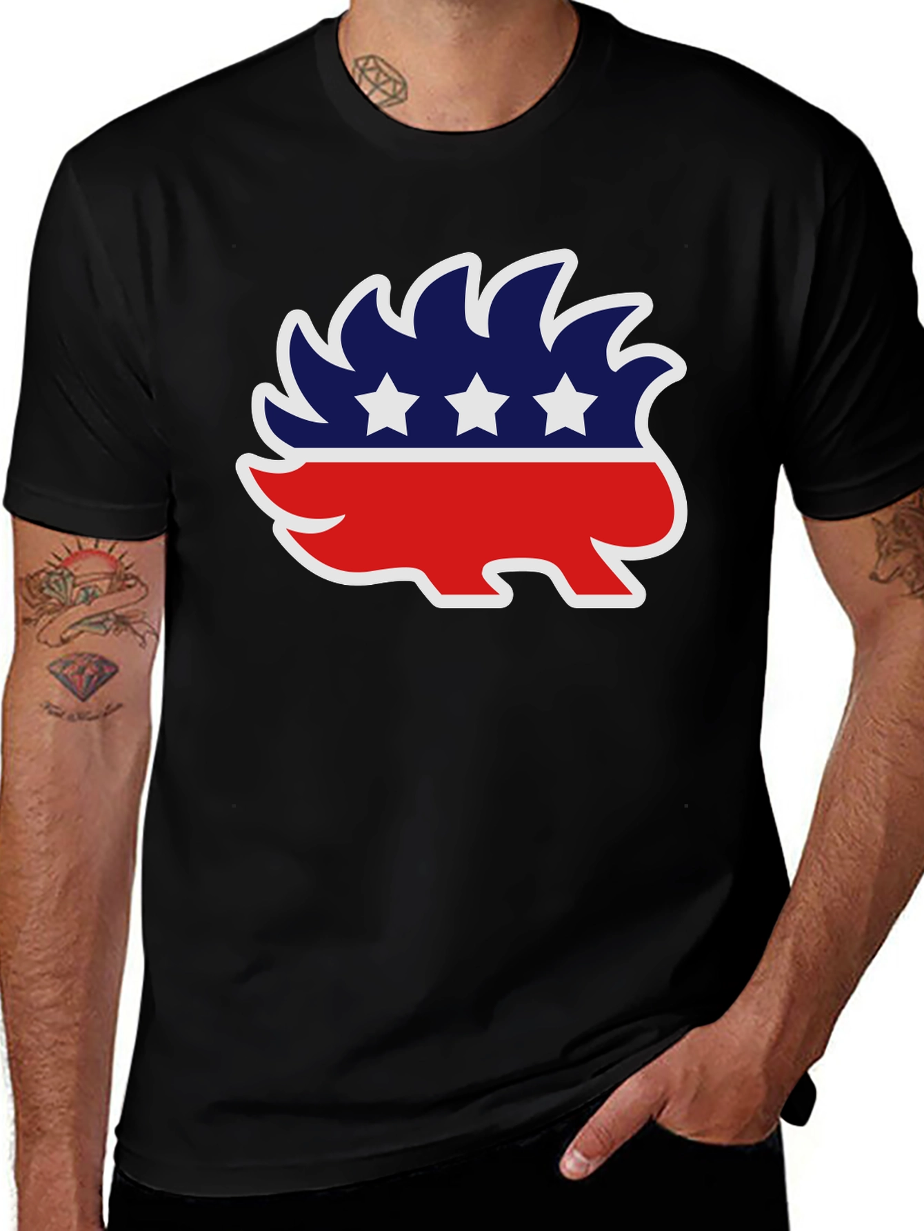 Libertarian Porcupine T-Shirt - Freedom First!