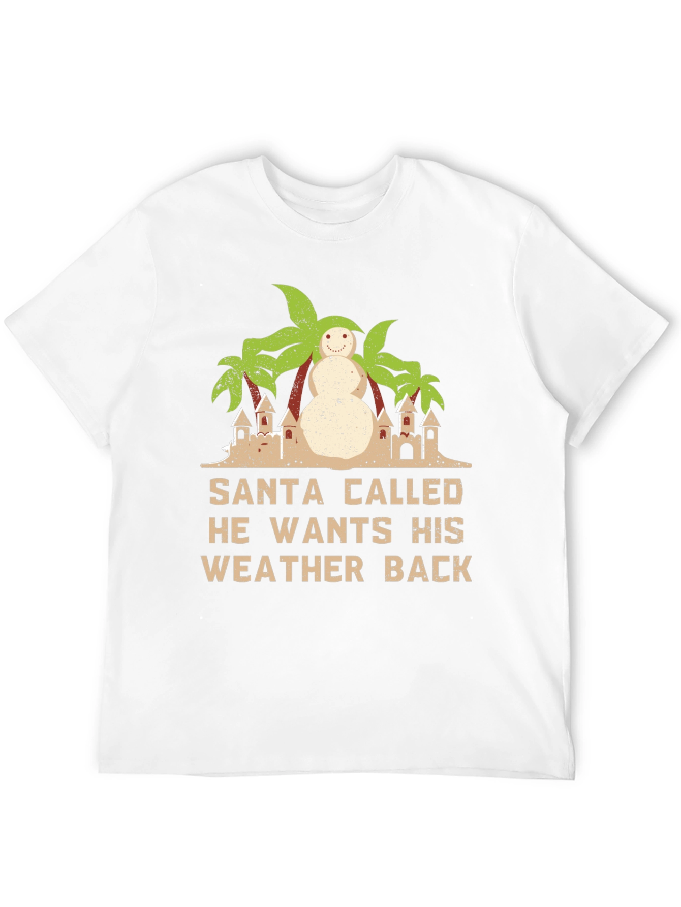 Santa Wants Weather Back Graphic T-Shirt