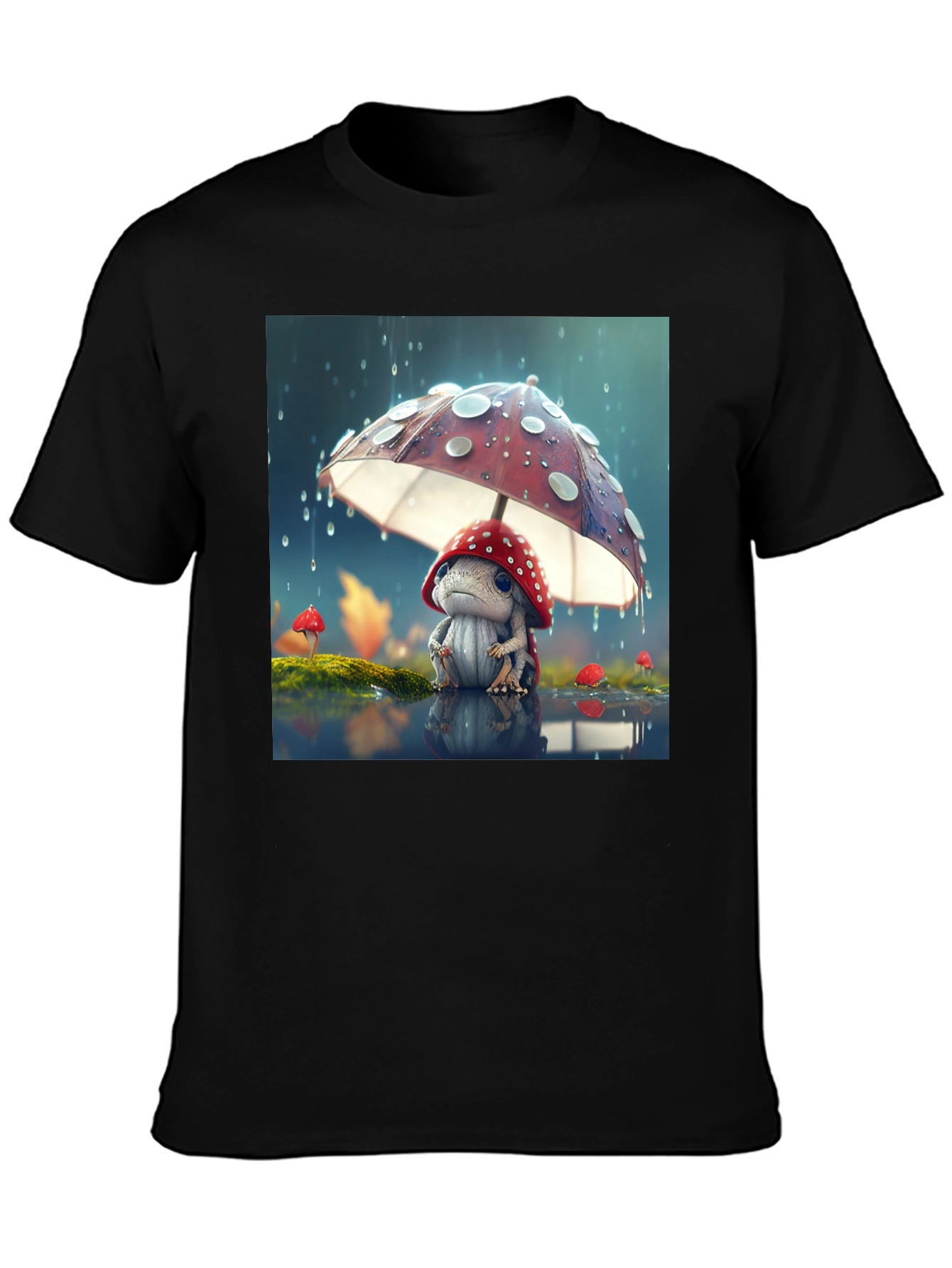 Mushroom Buddy Graphic T-Shirt