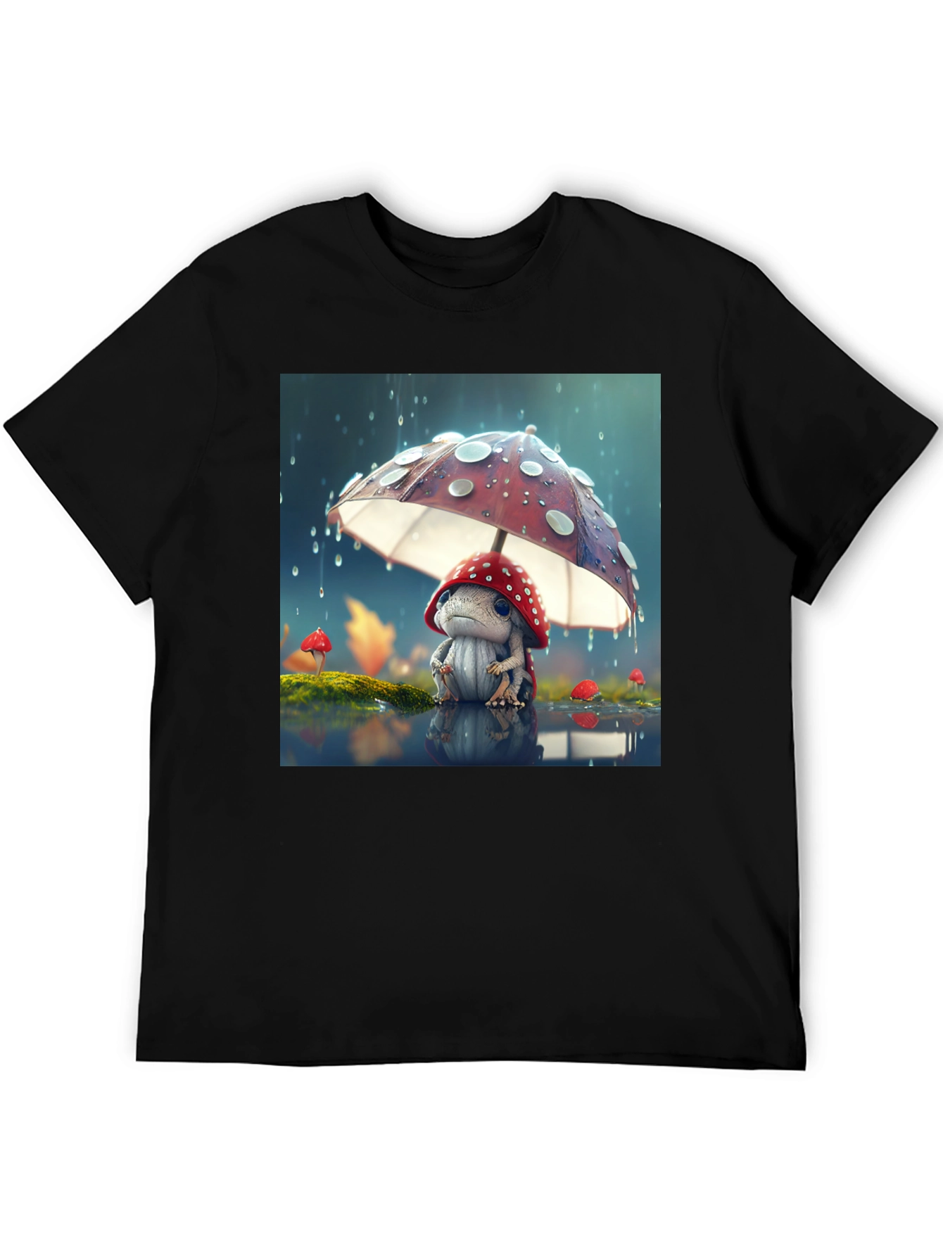 Mushroom Buddy Graphic T-Shirt