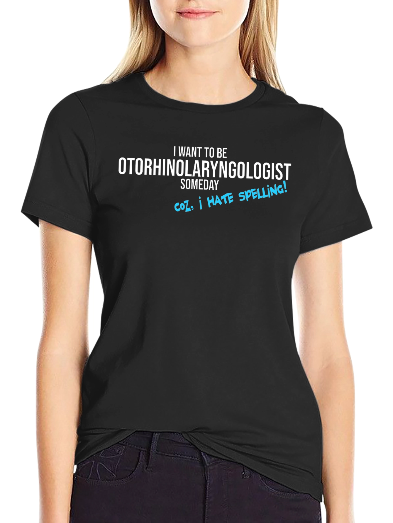 Otorhinolaryngologist Funny Black T-Shirt