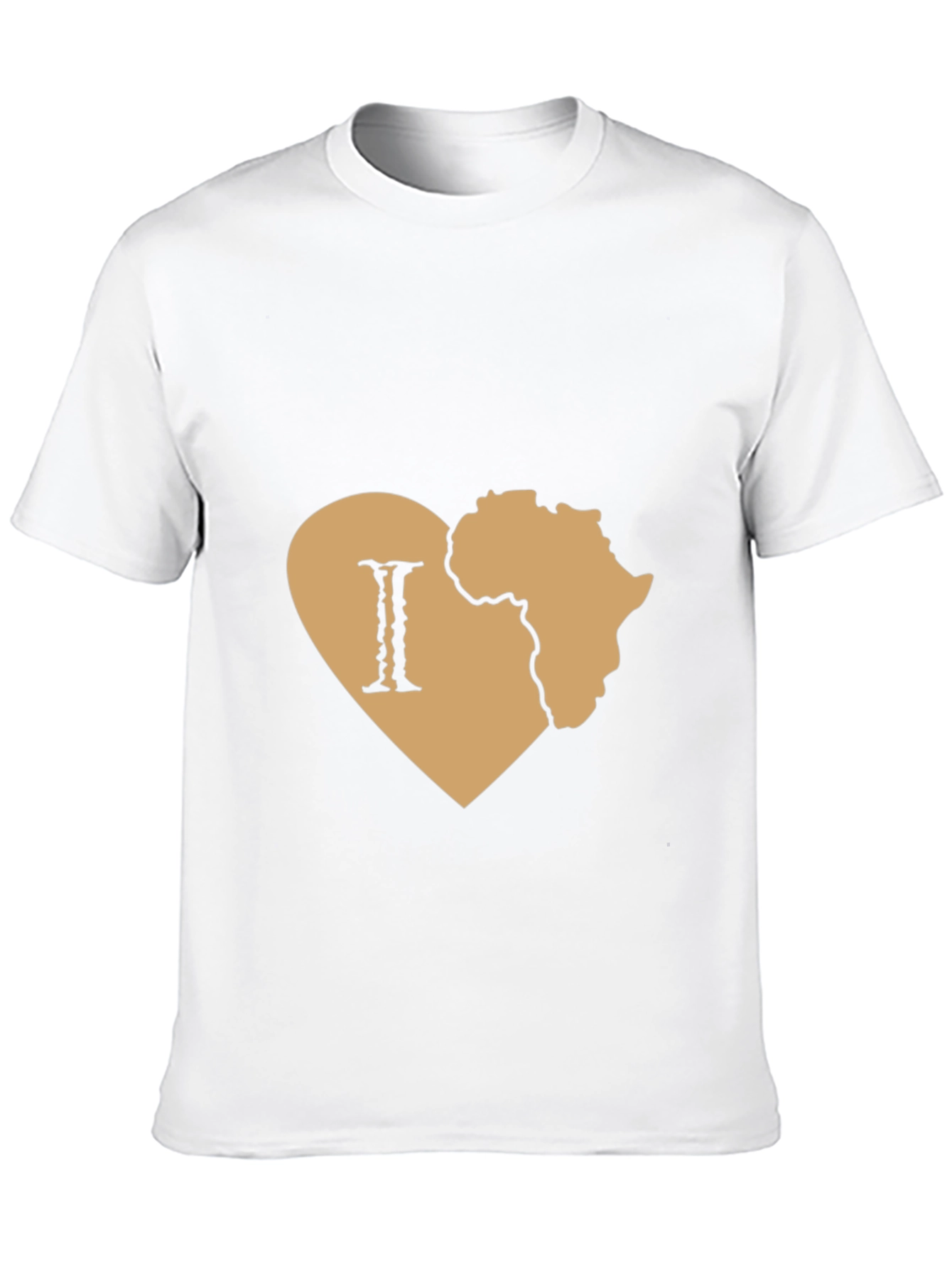I Love Africa Black T-Shirt