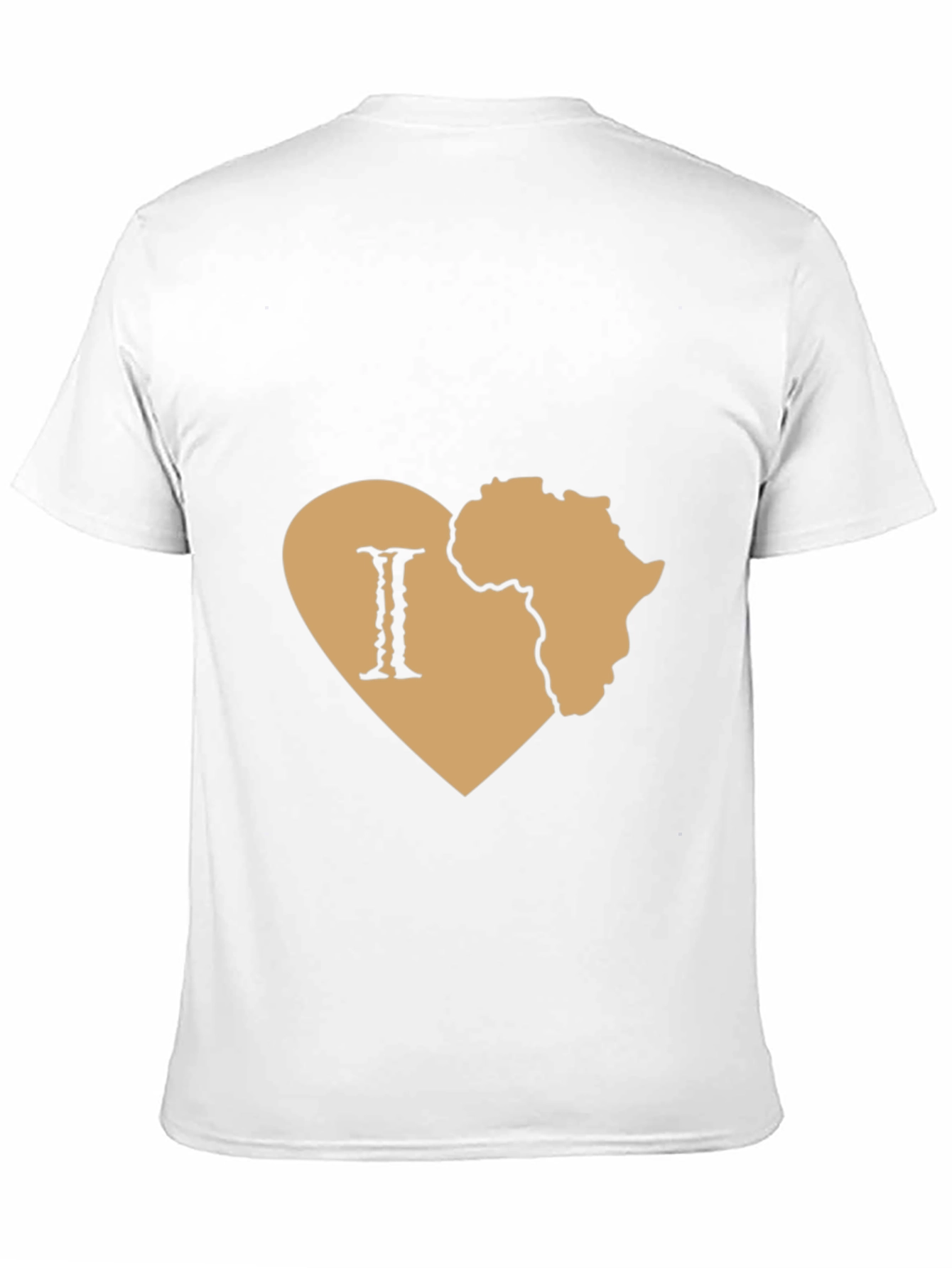 I Love Africa Black T-Shirt