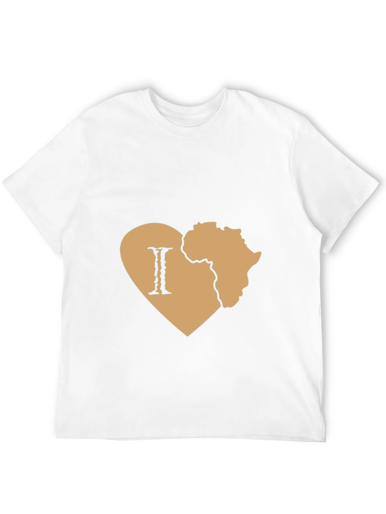I Love Africa Black T-Shirt