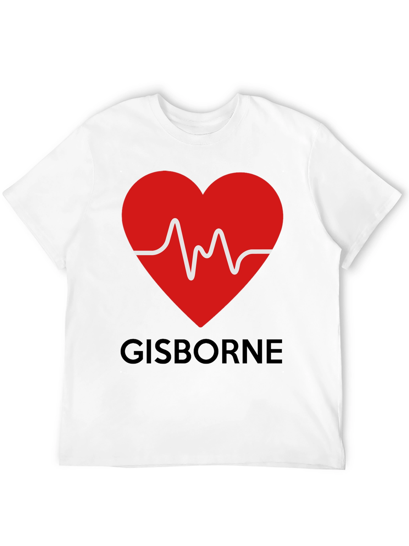 Gisborne Heartbeat T-Shirt - Love Gisborne!