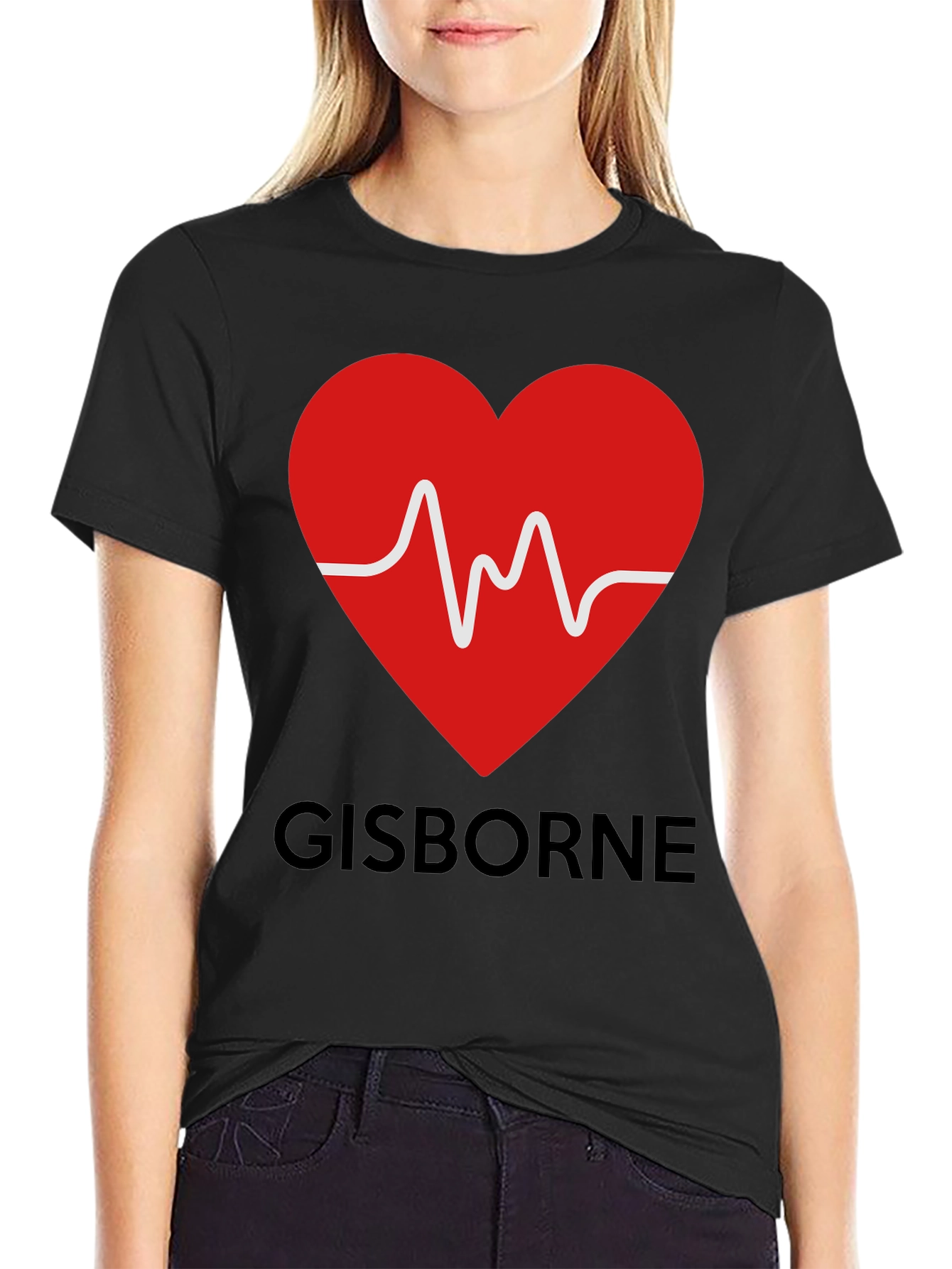 Gisborne Heartbeat T-Shirt - Love Gisborne!