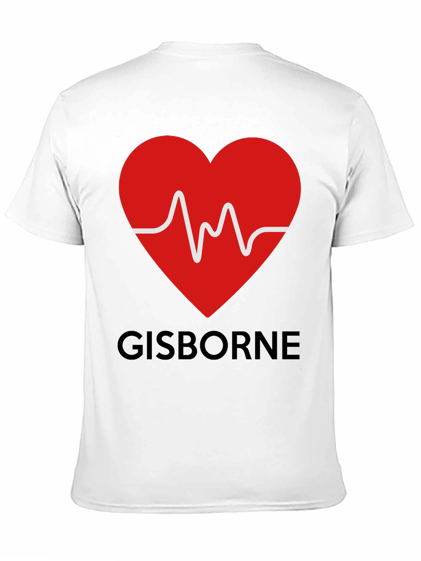 Gisborne Heartbeat T-Shirt - Love Gisborne!