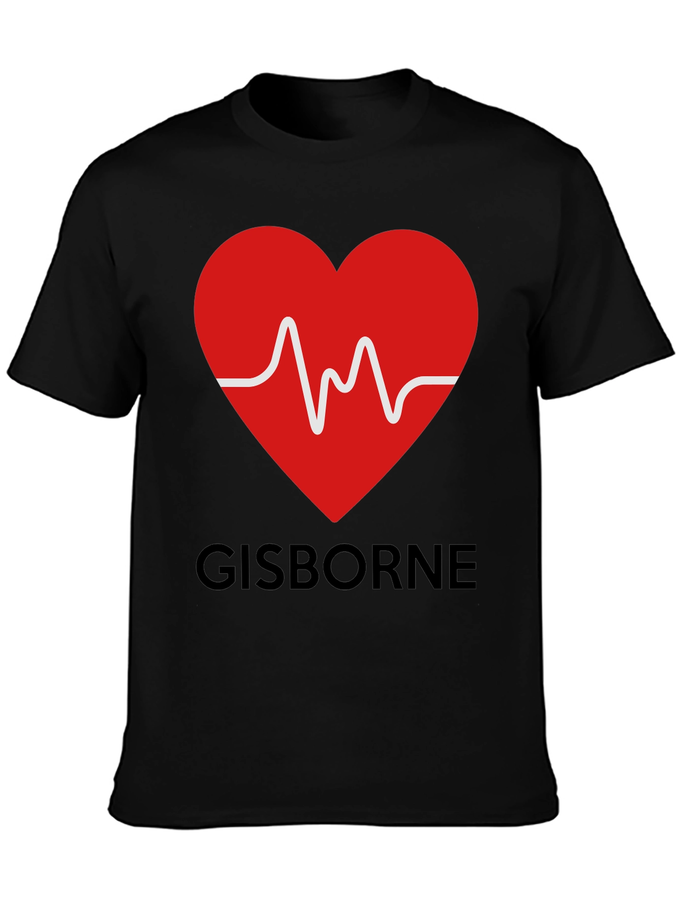 Gisborne Heartbeat T-Shirt - Love Gisborne!
