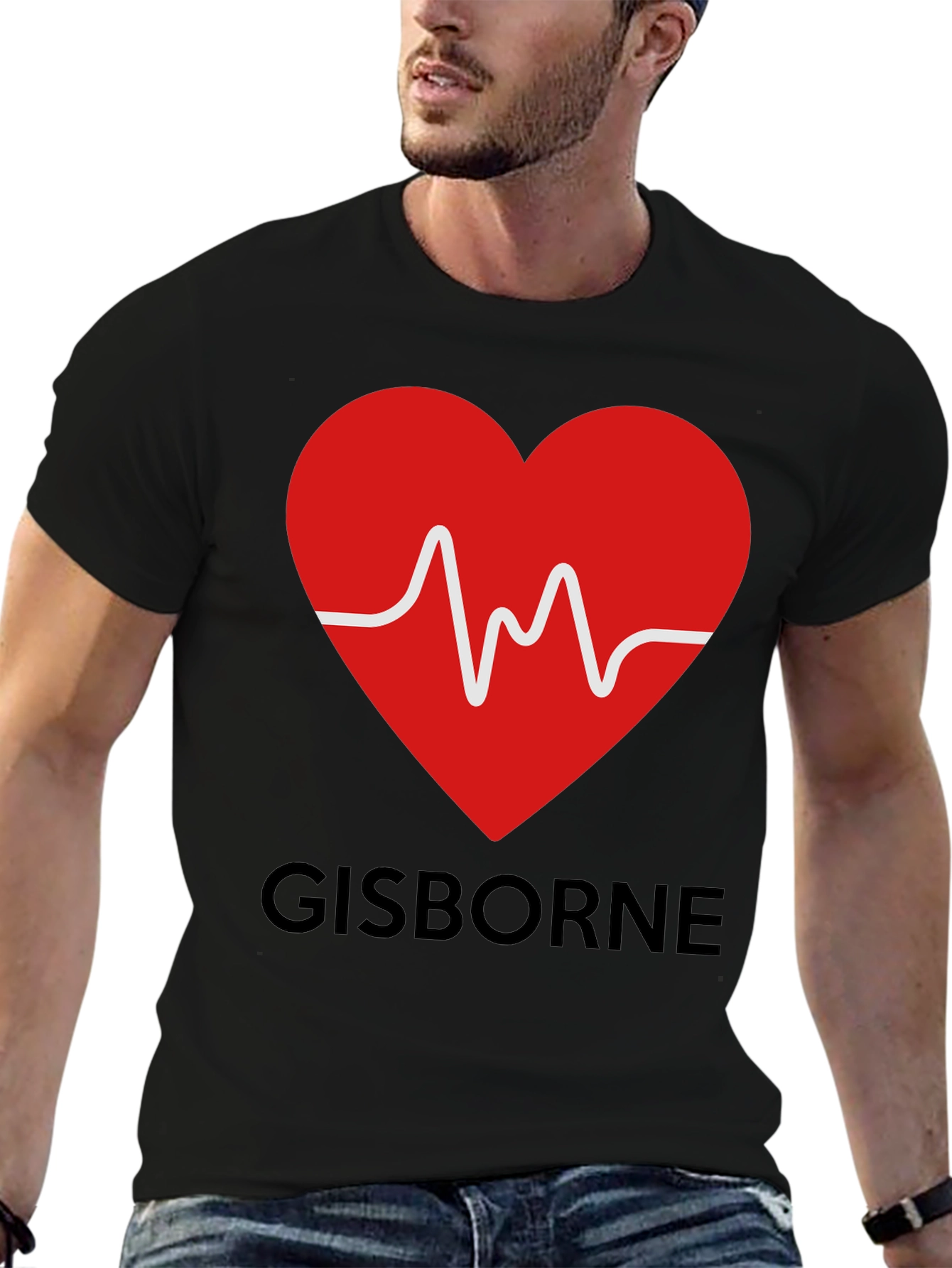 Gisborne Heartbeat T-Shirt - Love Gisborne!