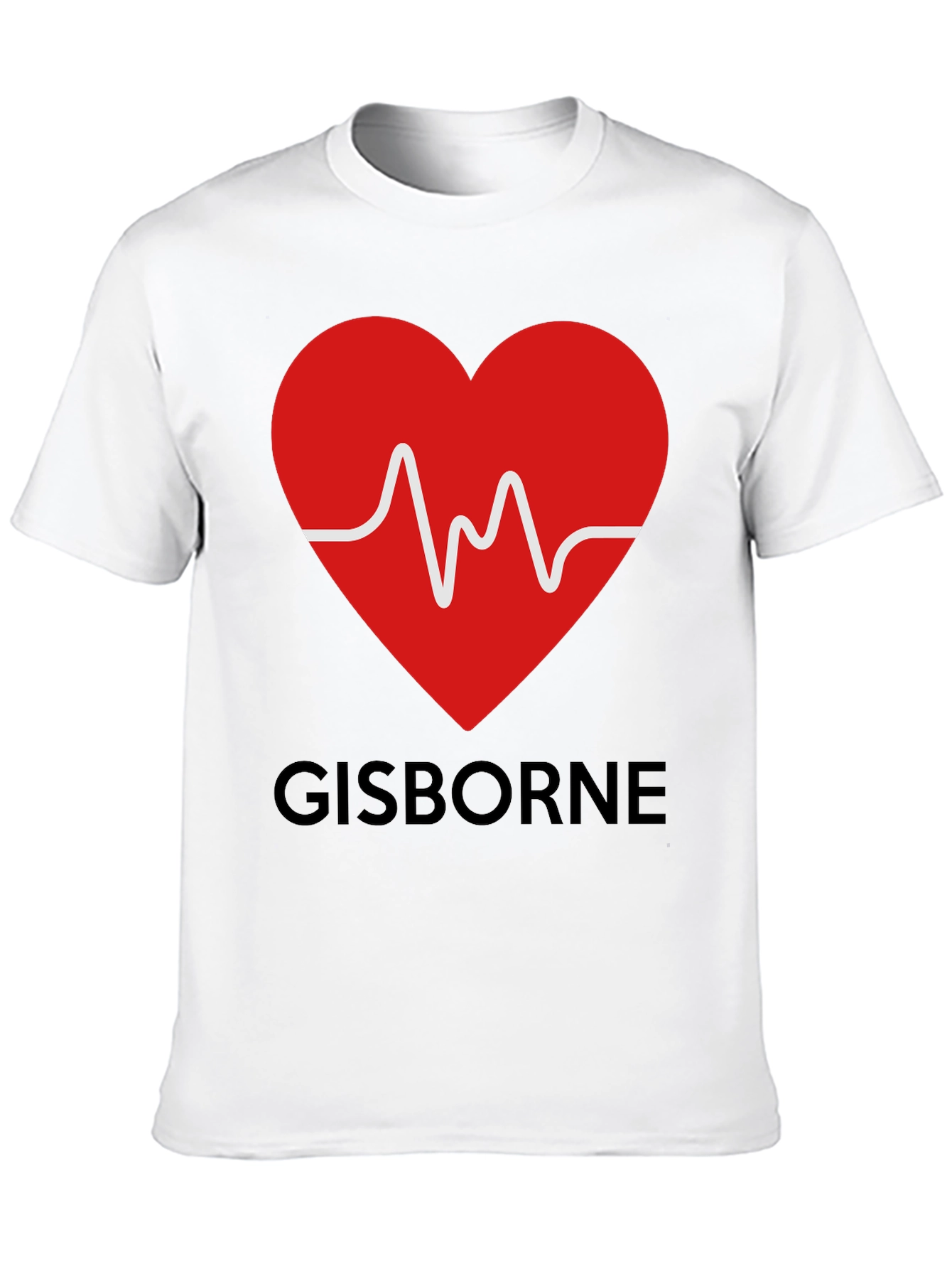 Gisborne Heartbeat T-Shirt - Love Gisborne!