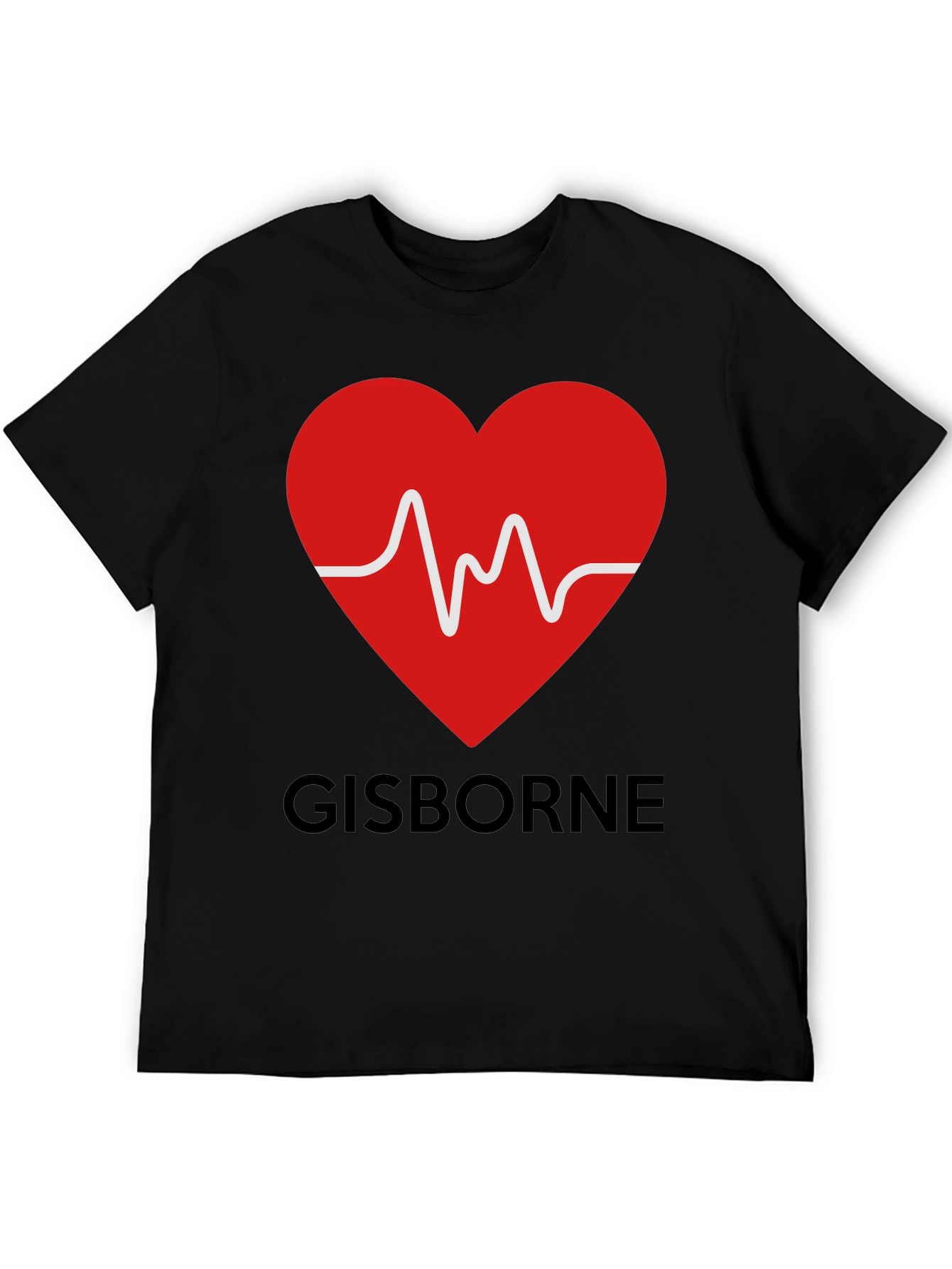 Gisborne Heartbeat T-Shirt - Love Gisborne!