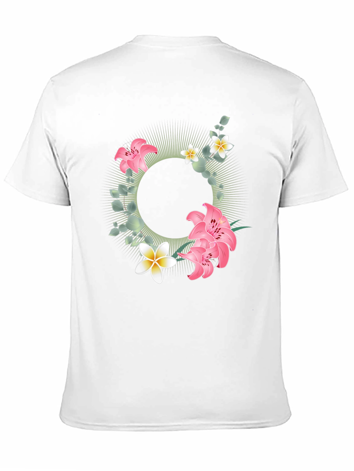 Floral Circle T-Shirt - Tropical Style