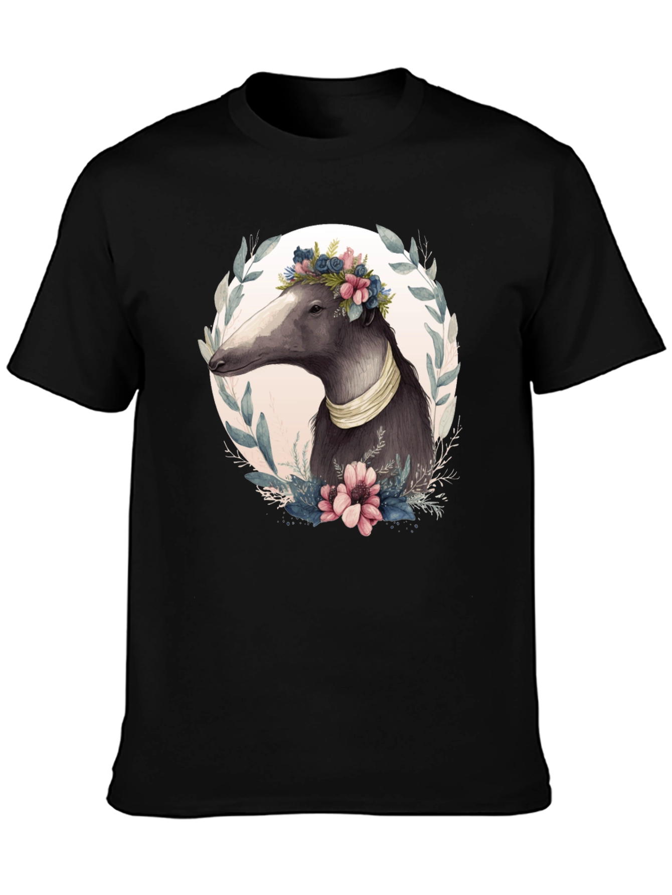 Floral Anteater Graphic Tee