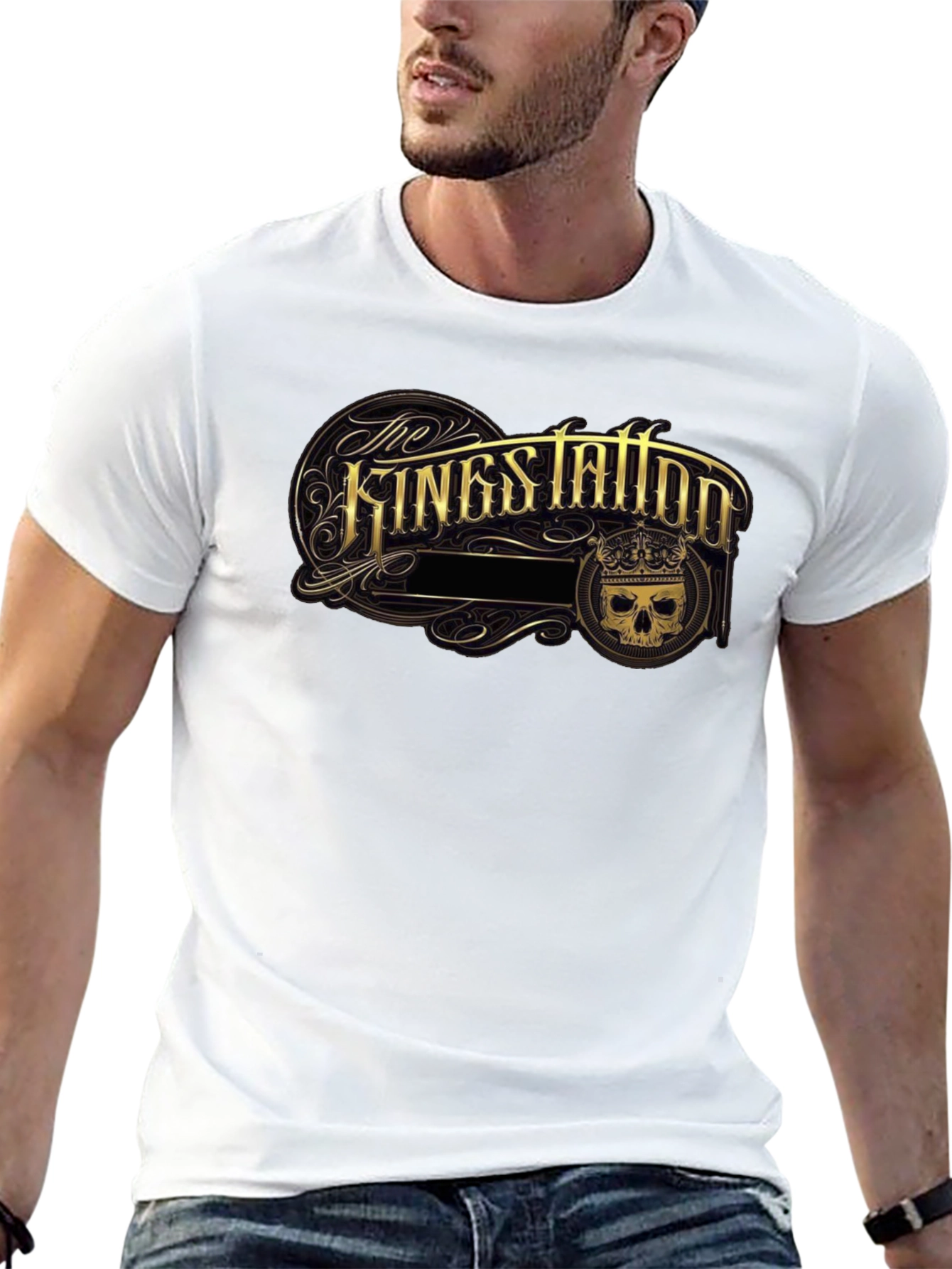 The Kings Tattoo Black Graphic T-Shirt