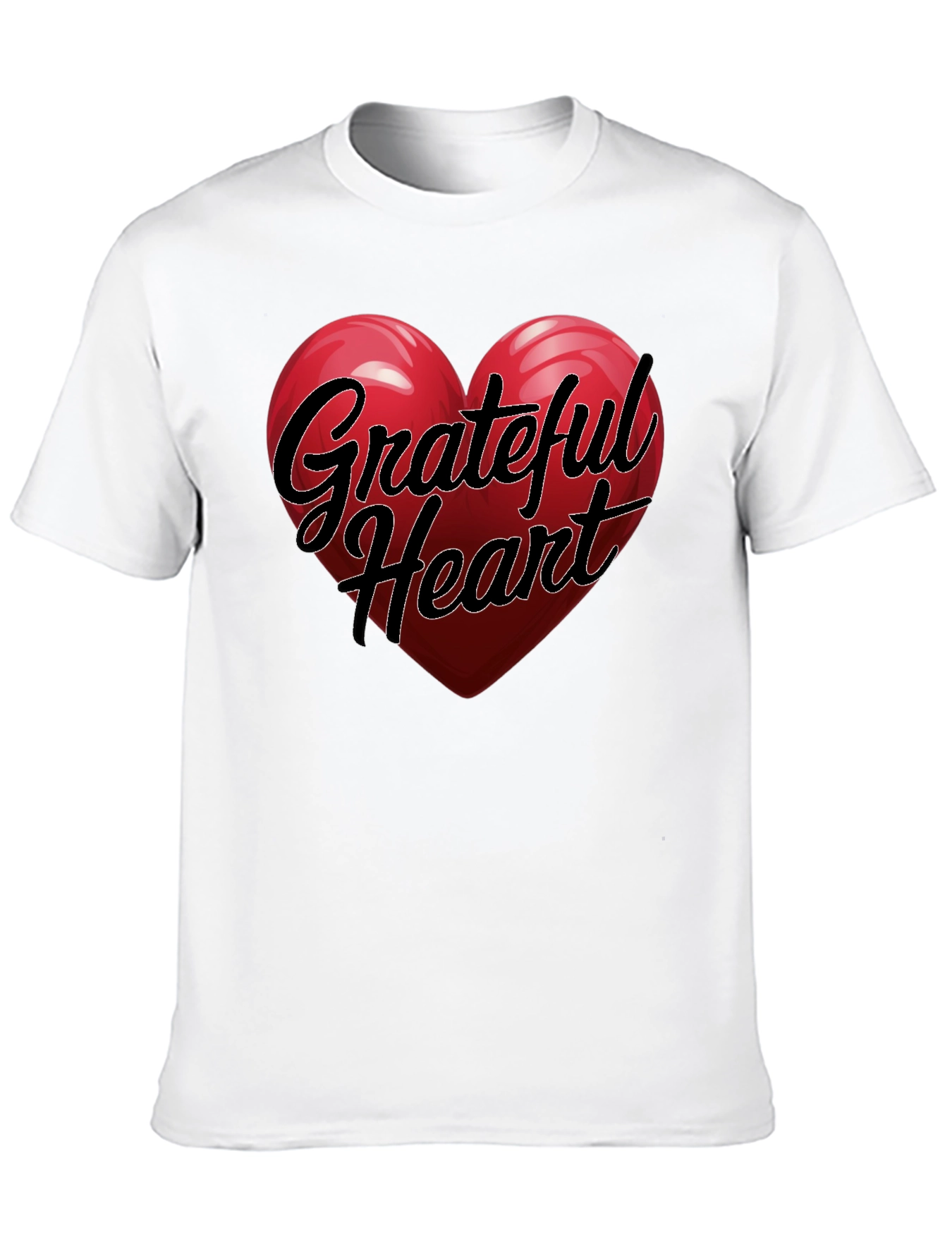 Grateful Heart T-Shirt Black