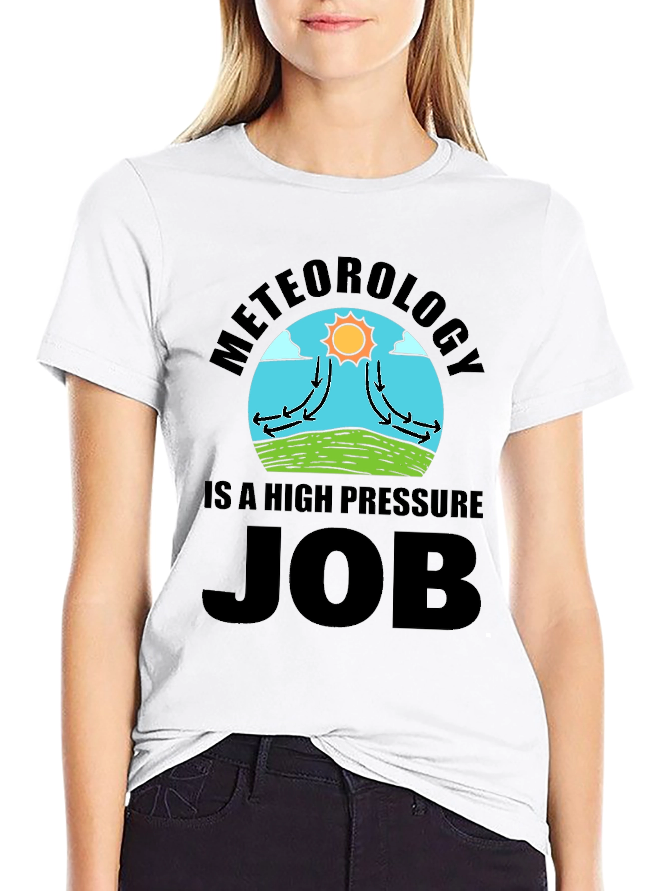 Meteorology High Pressure Job Novelty T-Shirt
