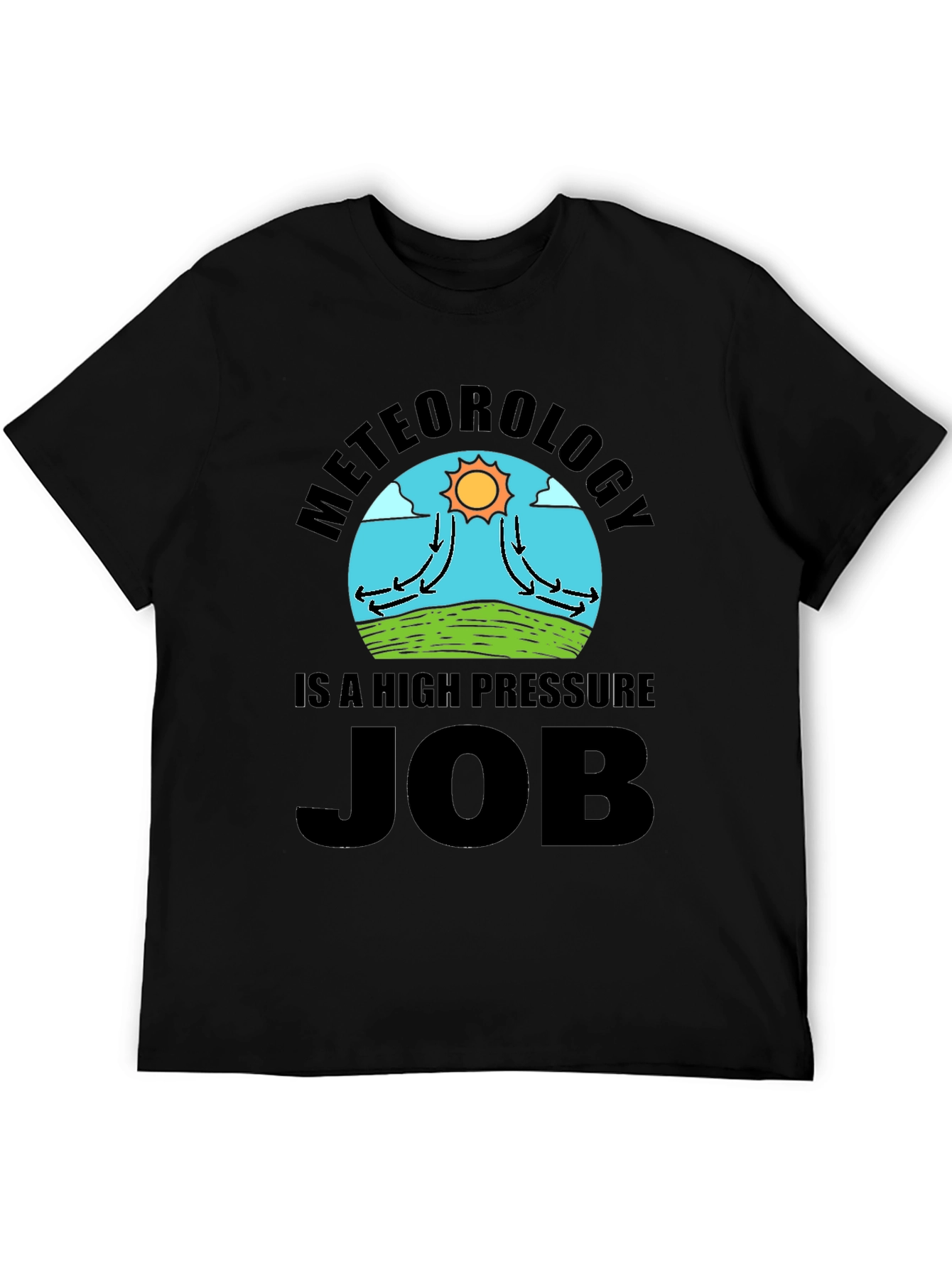 Meteorology High Pressure Job Novelty T-Shirt