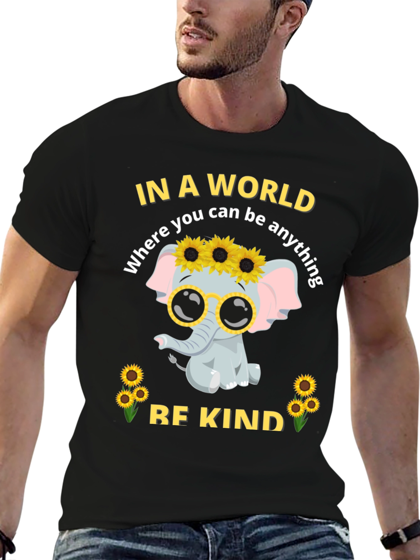 Be Kind Elephant Graphic Tee