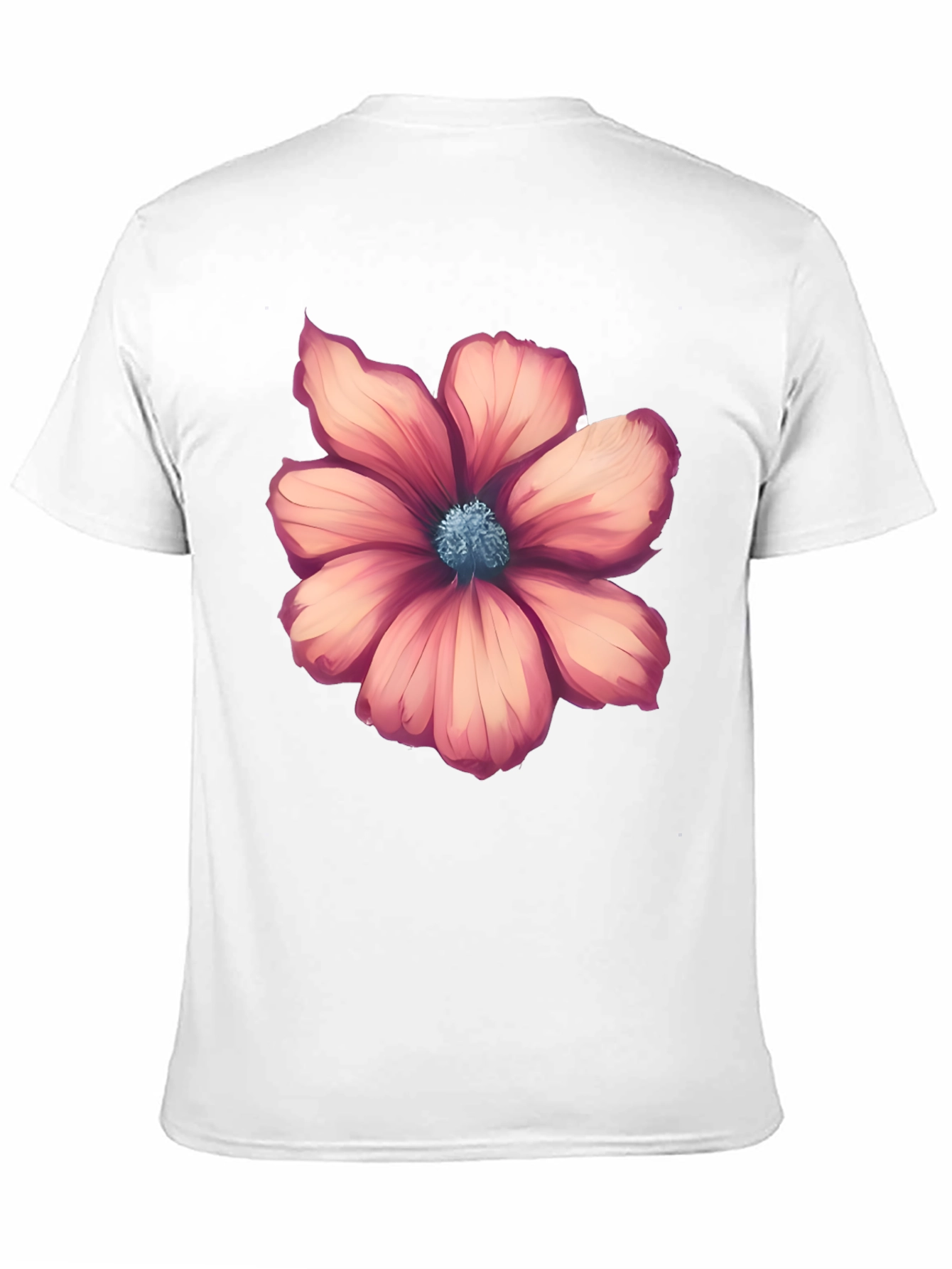 Floral Graphic Tee - Stylish Mens Black T-Shirt