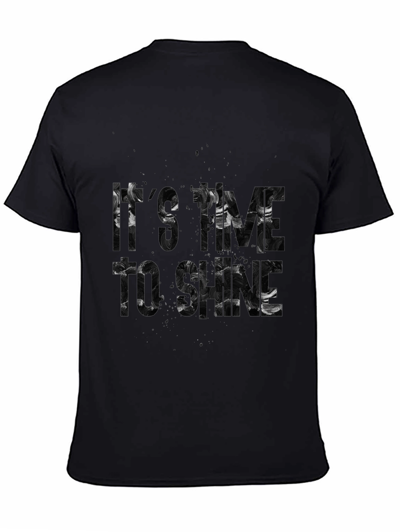 Its My Time to Shine Black Graphic Tee