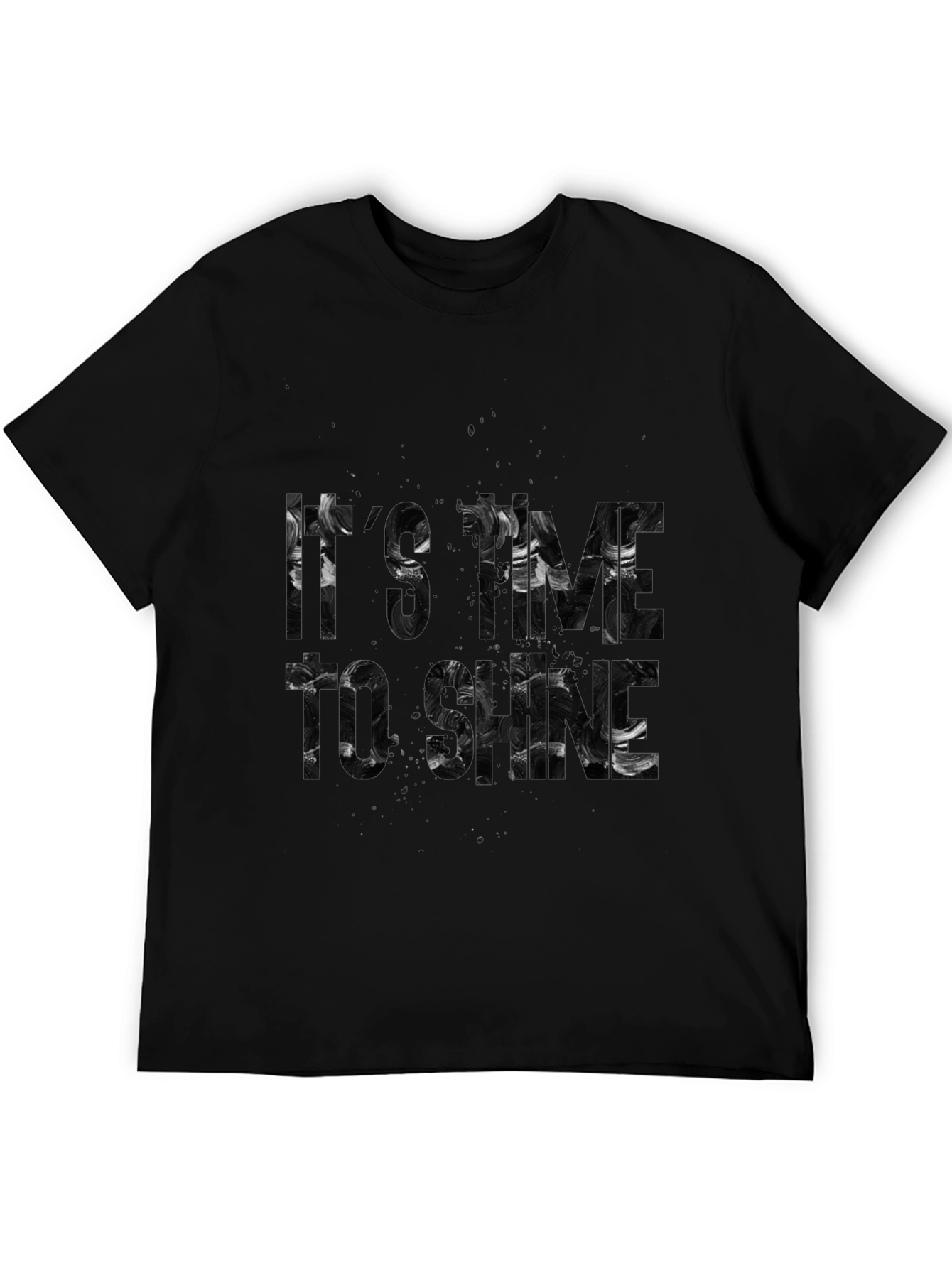 Its My Time to Shine Black Graphic Tee