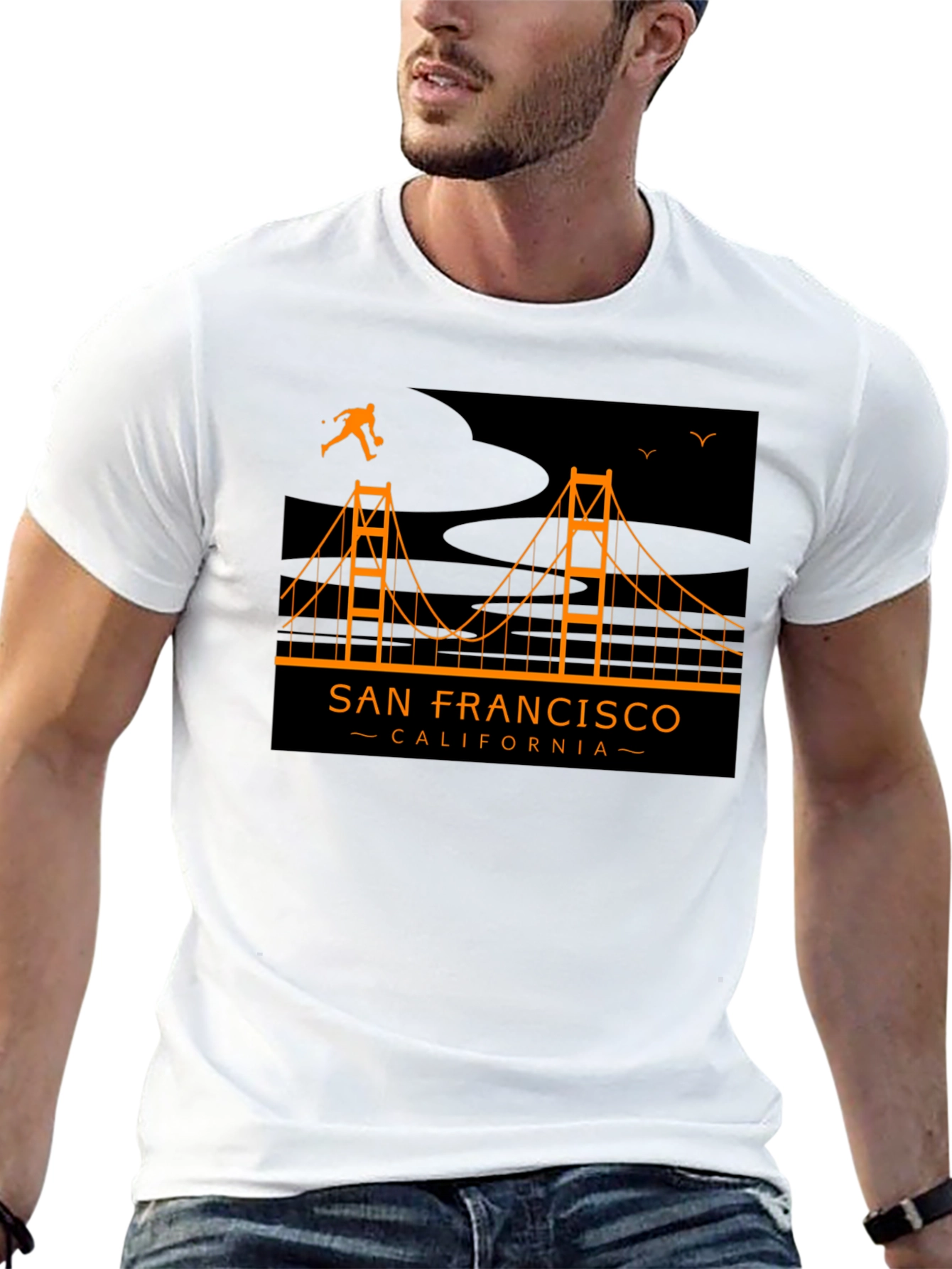 San Francisco Golden Gate Bridge Graphic Tee