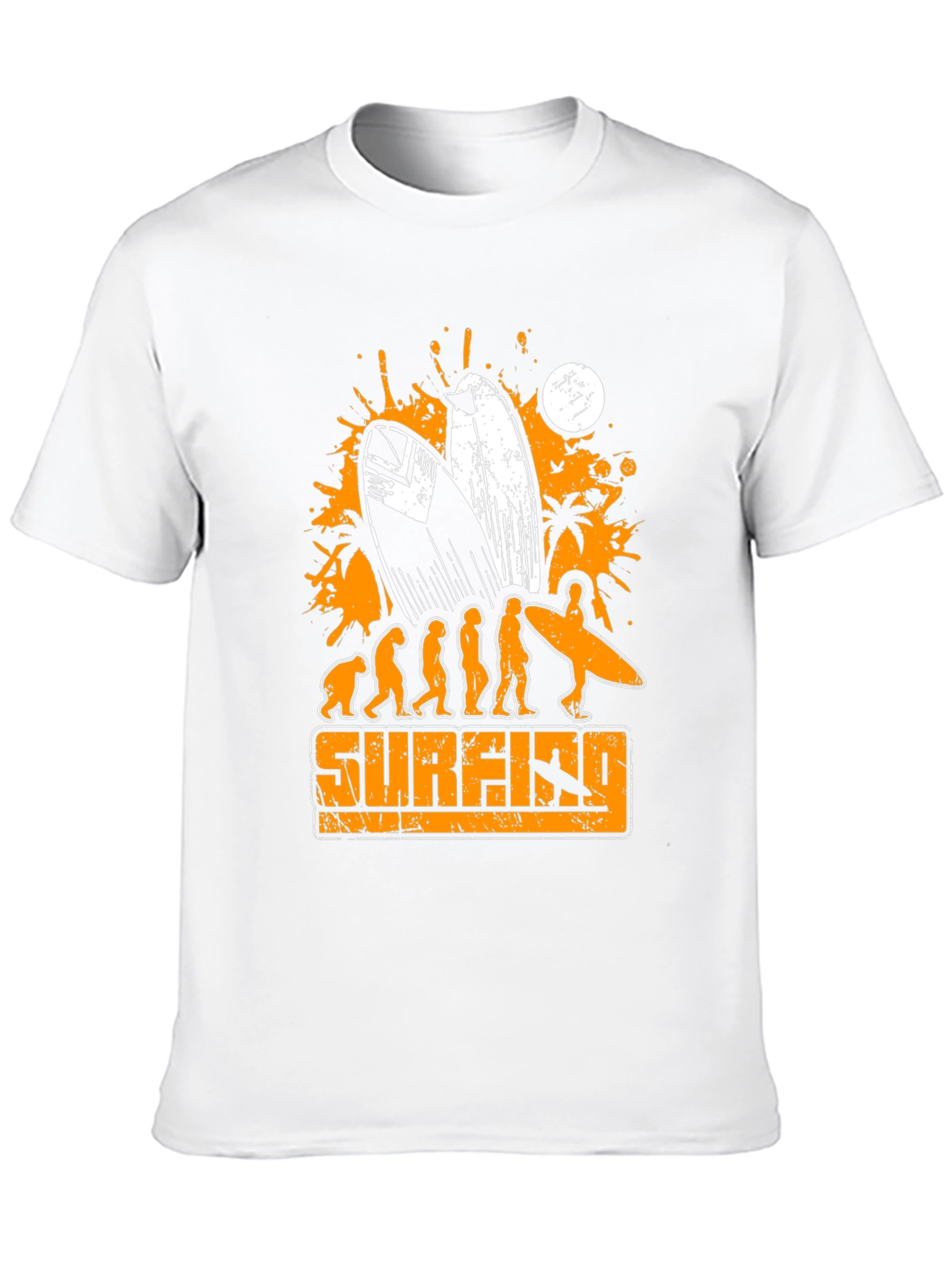 Surfing Evolution Graphic T-Shirt - Mens Black Tee