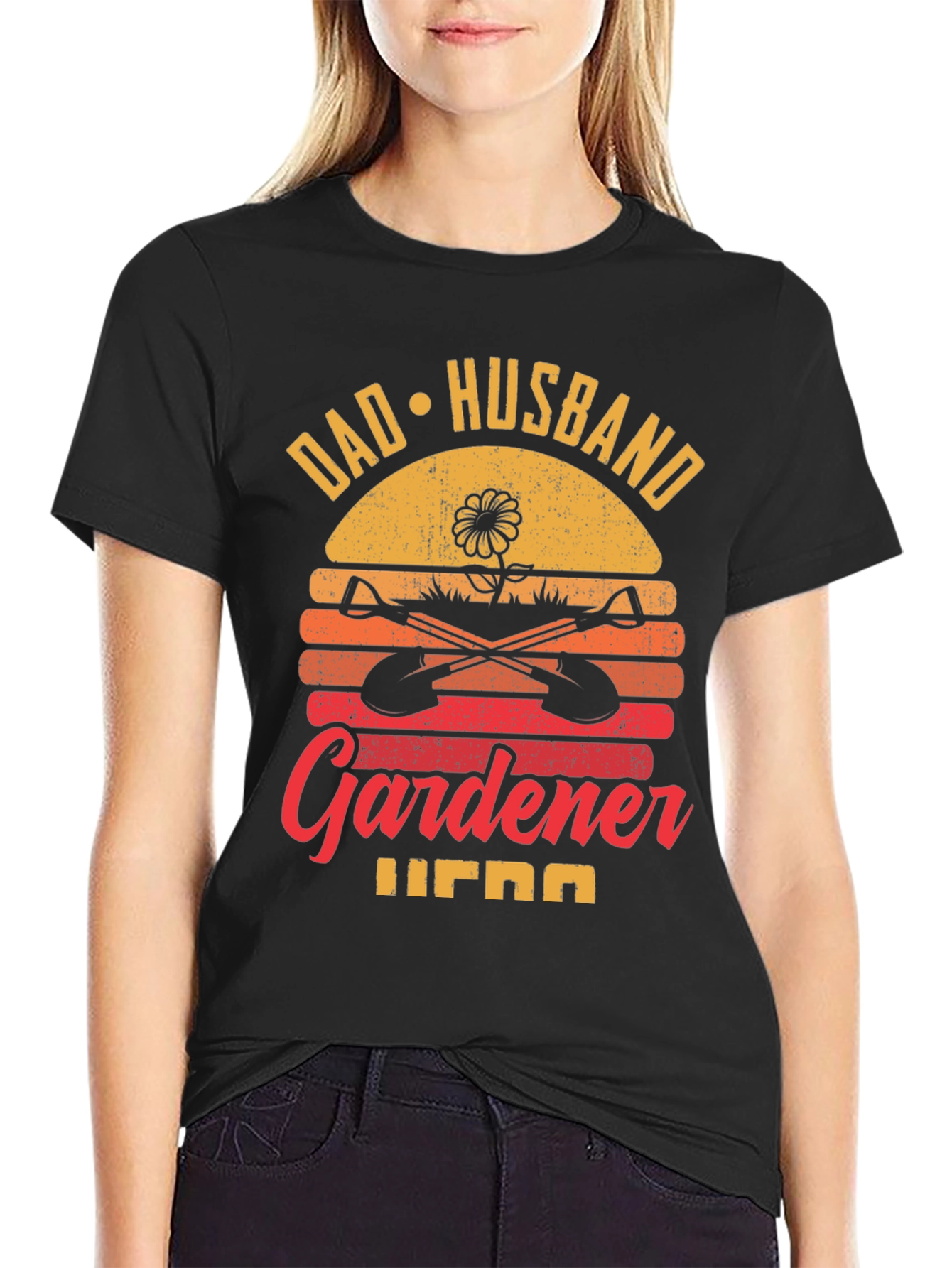 Dad Husband Gardener Hero Graphic Tee