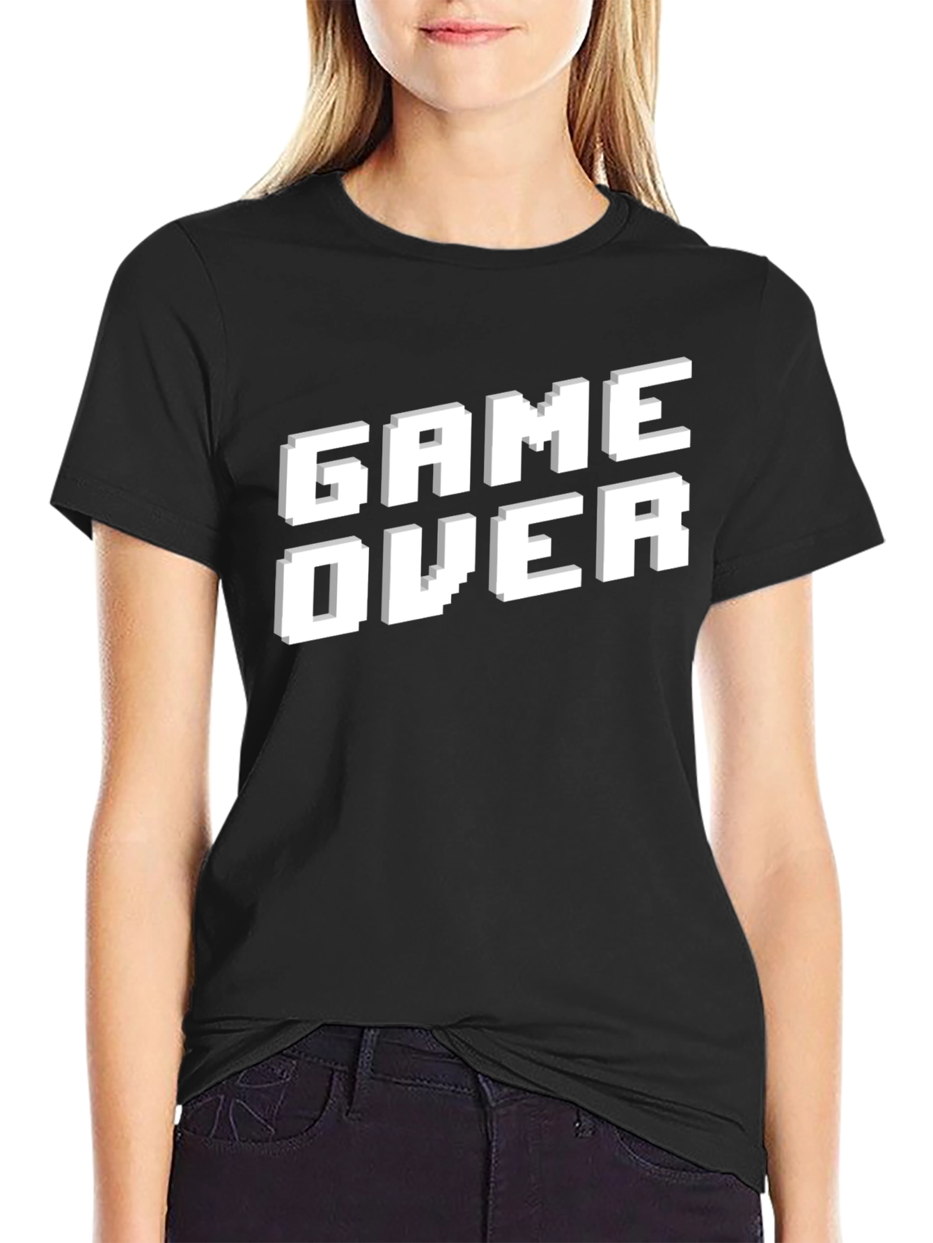 Game Over Pixel Art Graphic T-Shirt