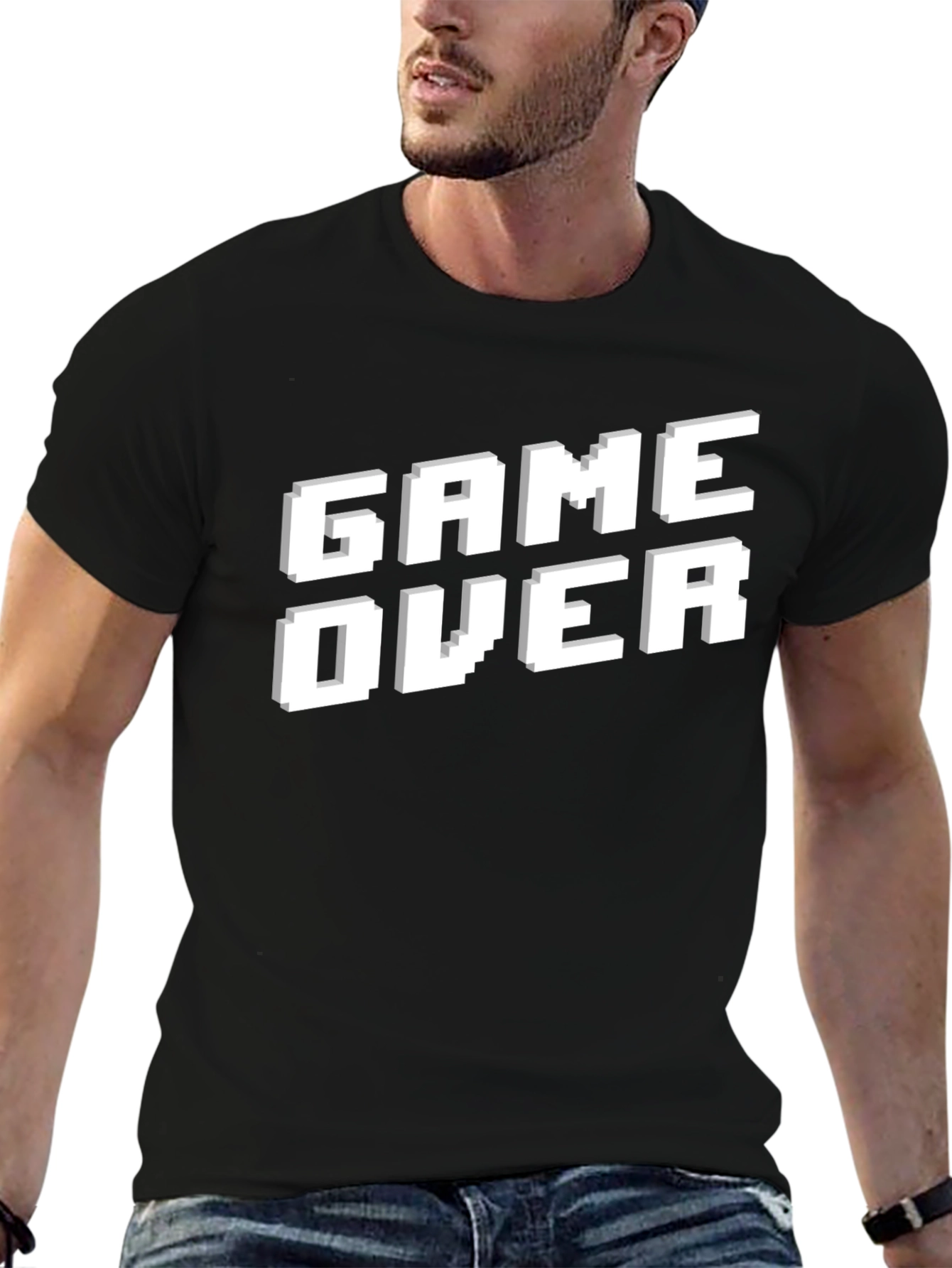 Game Over Pixel Art Graphic T-Shirt