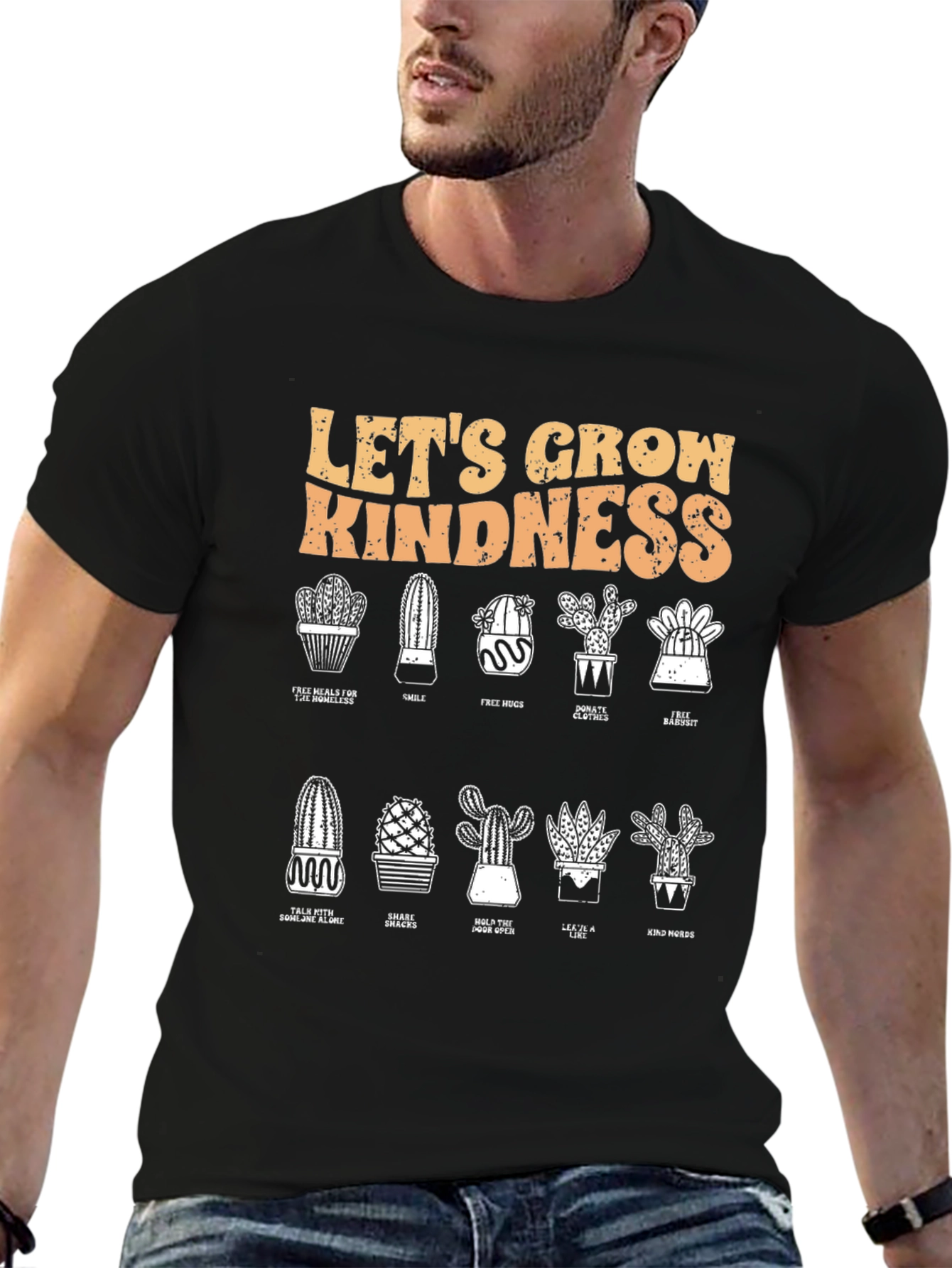 Lets Grow Kindness Graphic T-Shirt