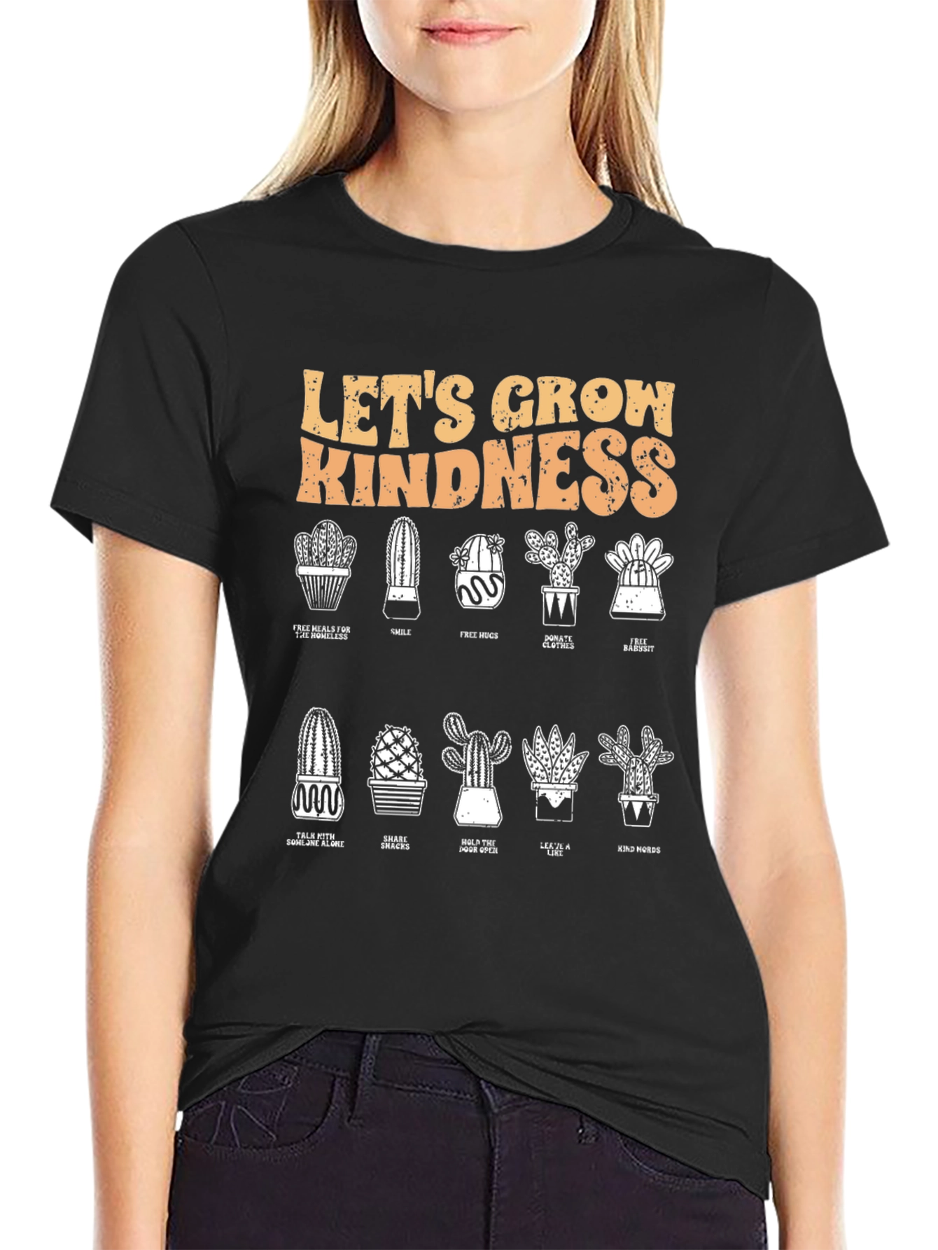 Lets Grow Kindness Graphic T-Shirt