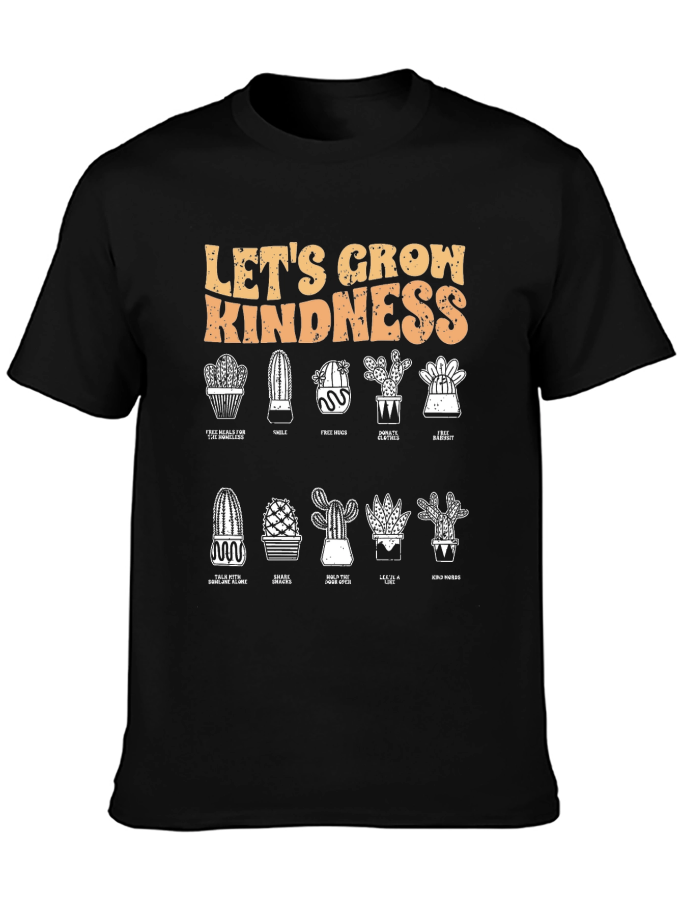 Lets Grow Kindness Graphic T-Shirt