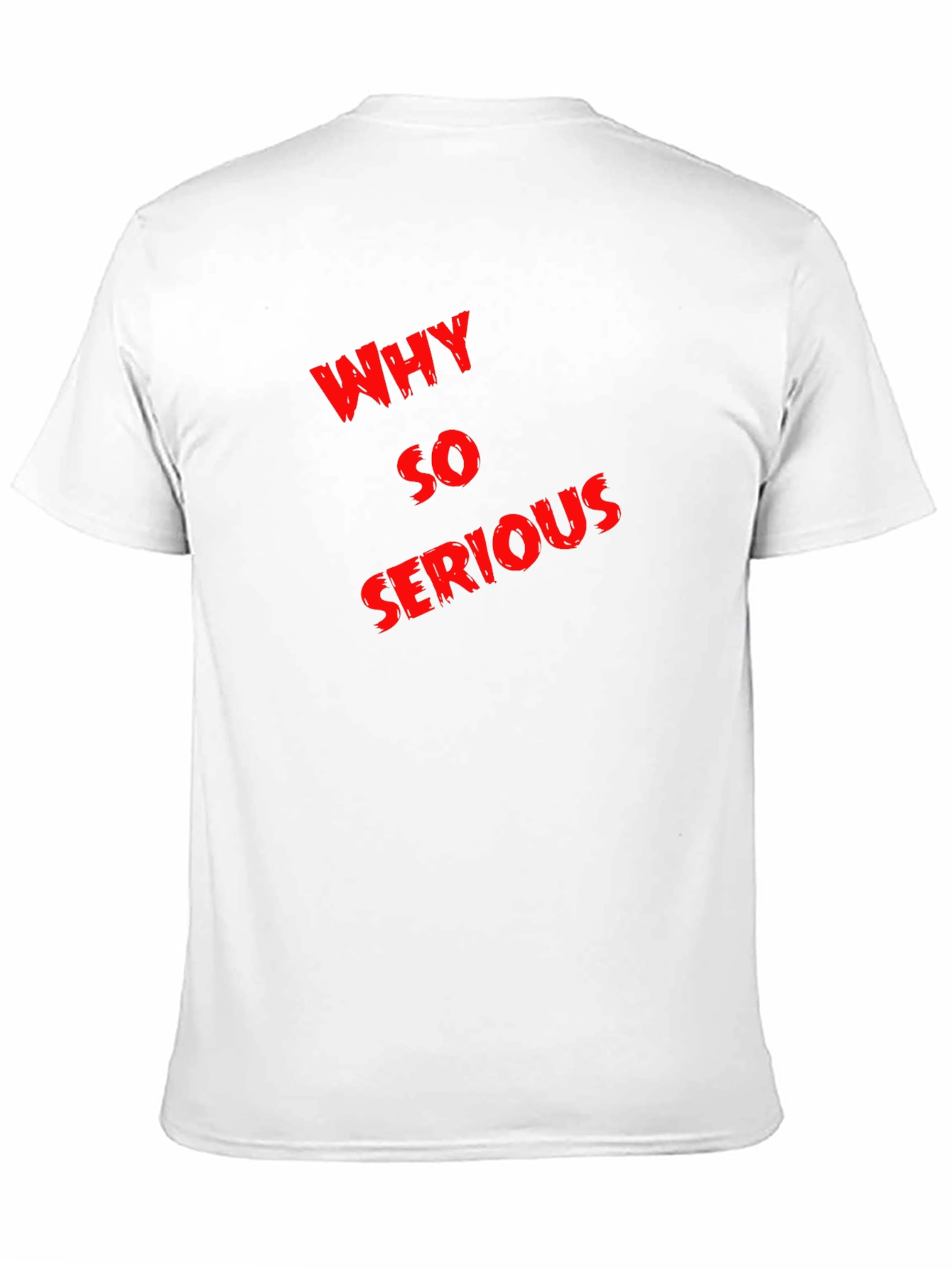 Why So Serious Graphic Tee - Black Cotton T-Shirt
