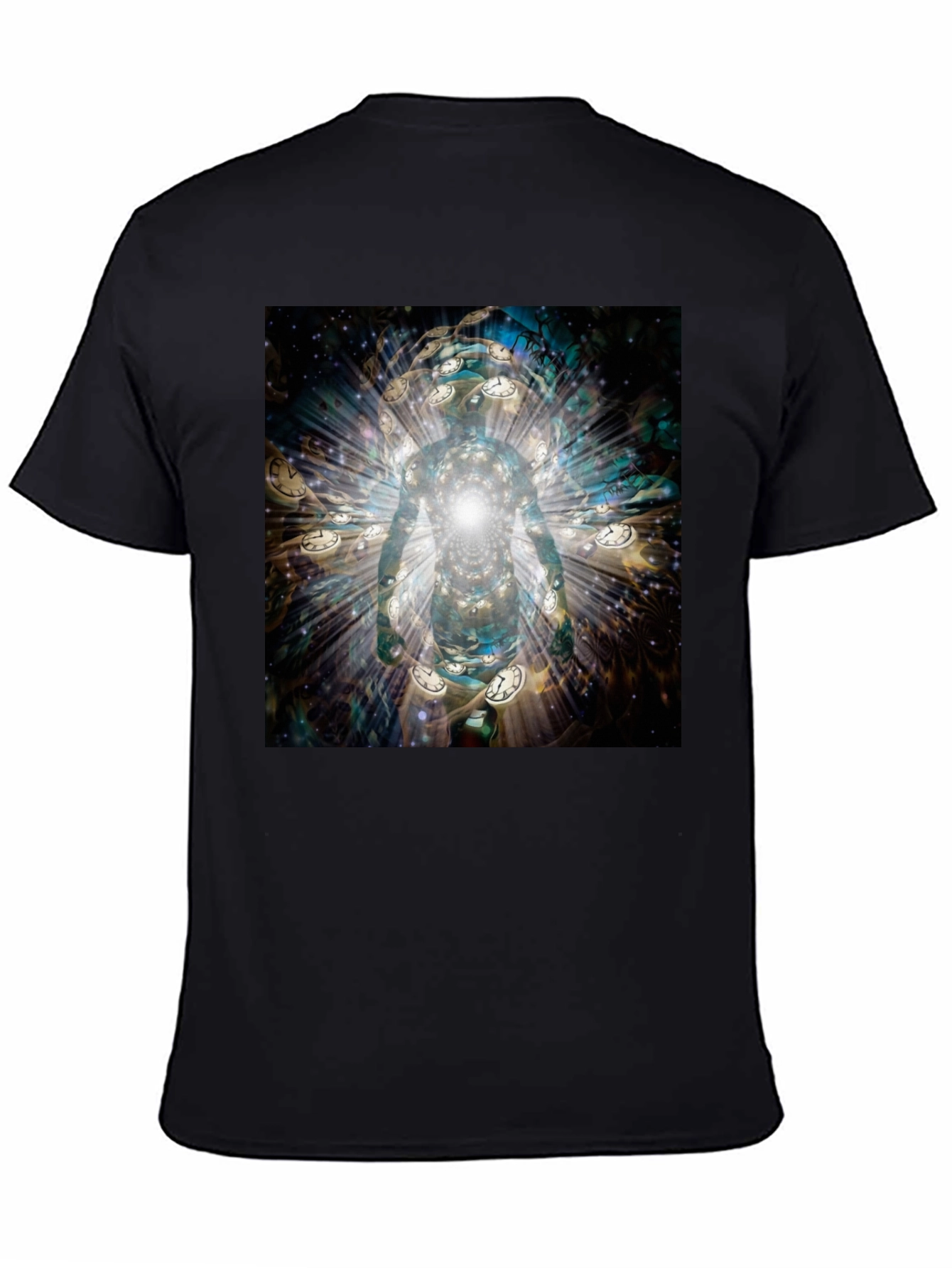 Time Traveler T-Shirt - Black Cotton Tee