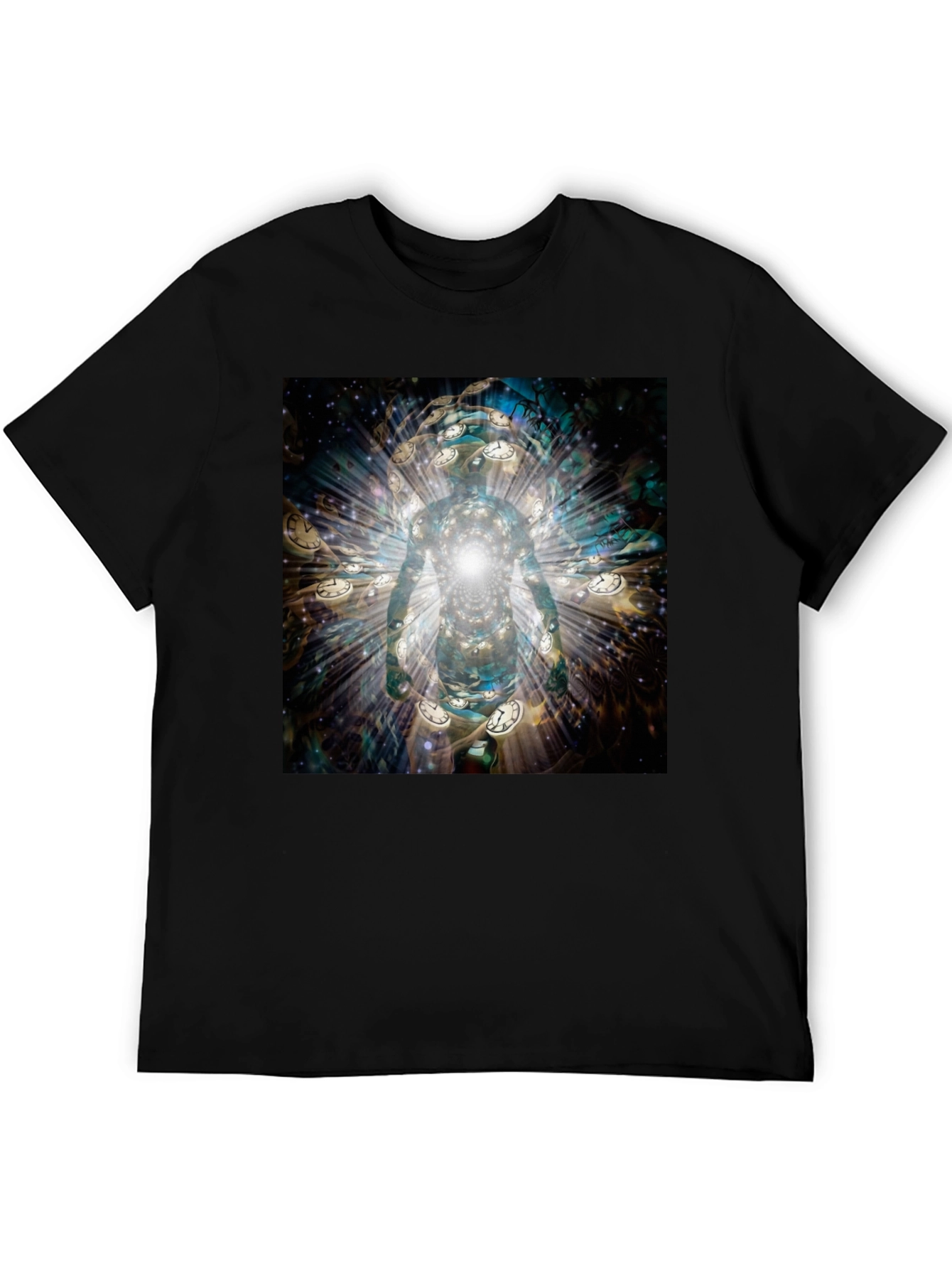 Time Traveler T-Shirt - Black Cotton Tee