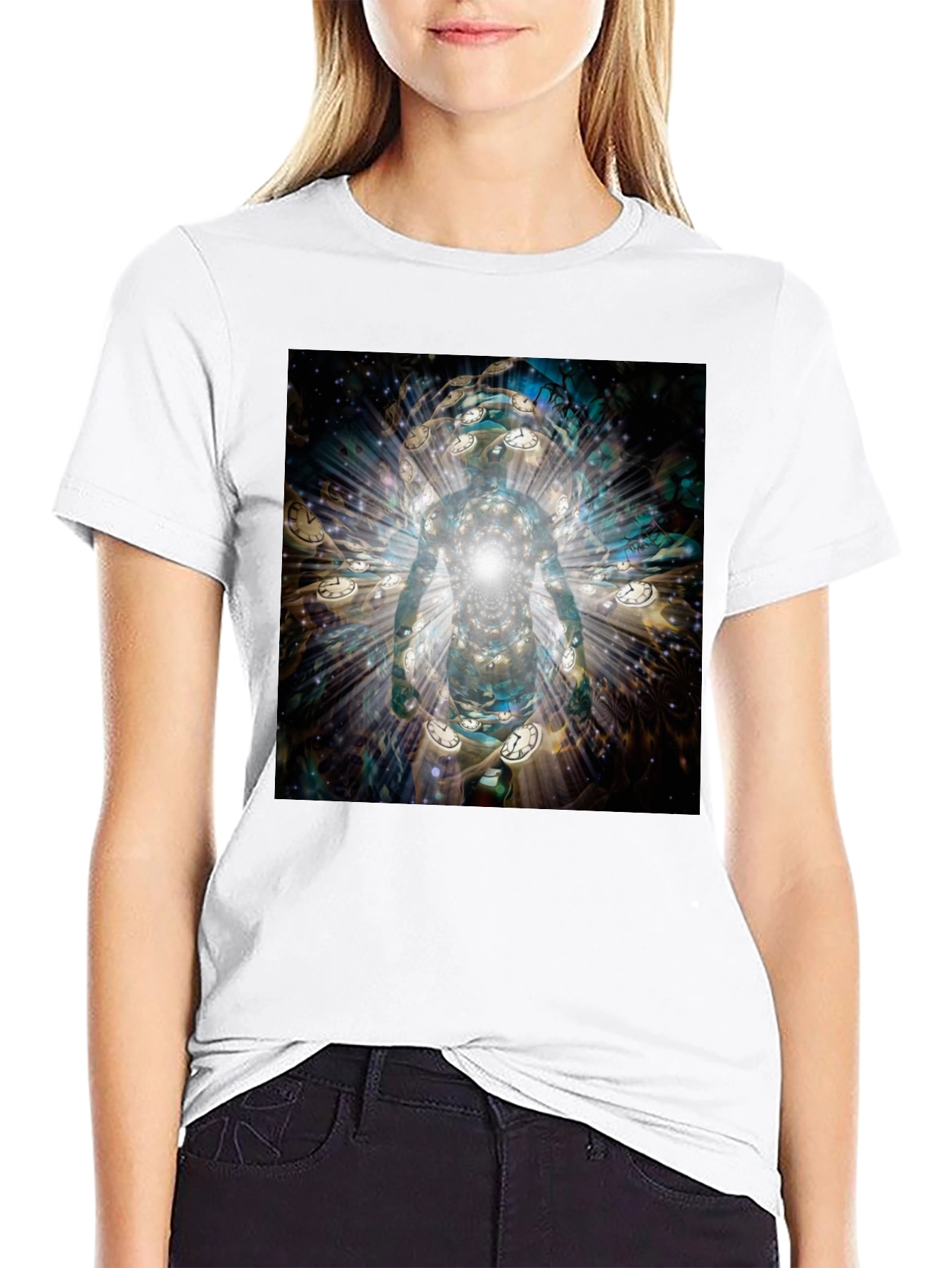 Time Traveler T-Shirt - Black Cotton Tee