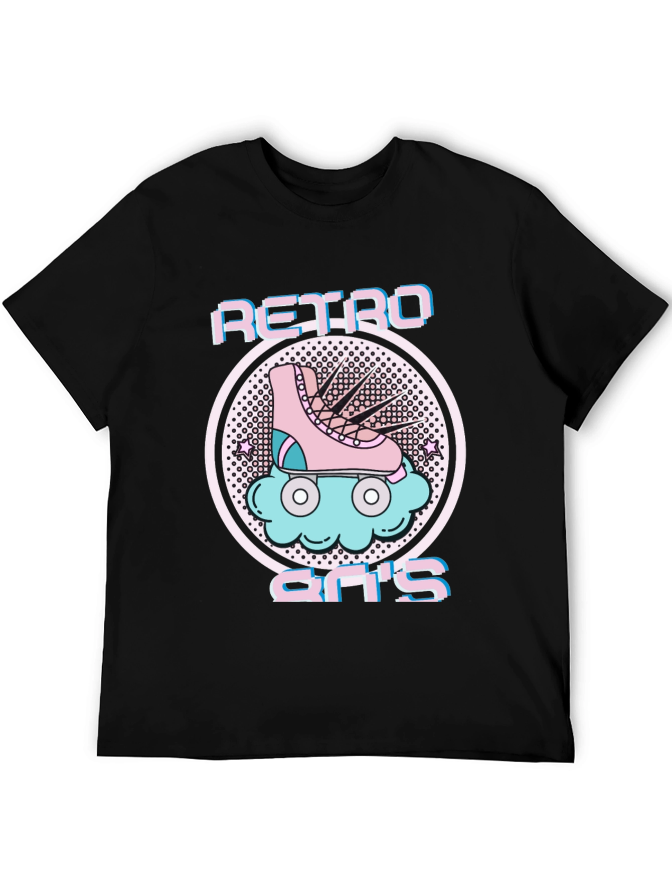 Retro 80s Roller Skate Graphic Tee