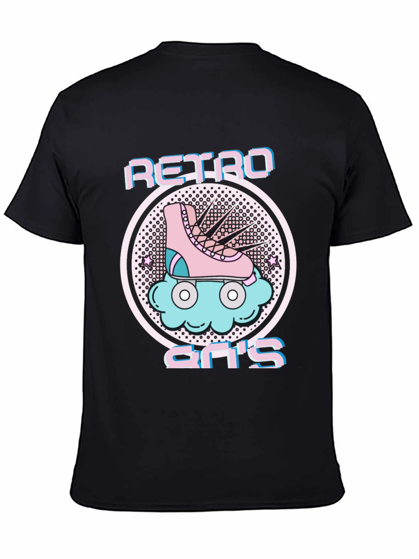 Retro 80s Roller Skate Graphic Tee