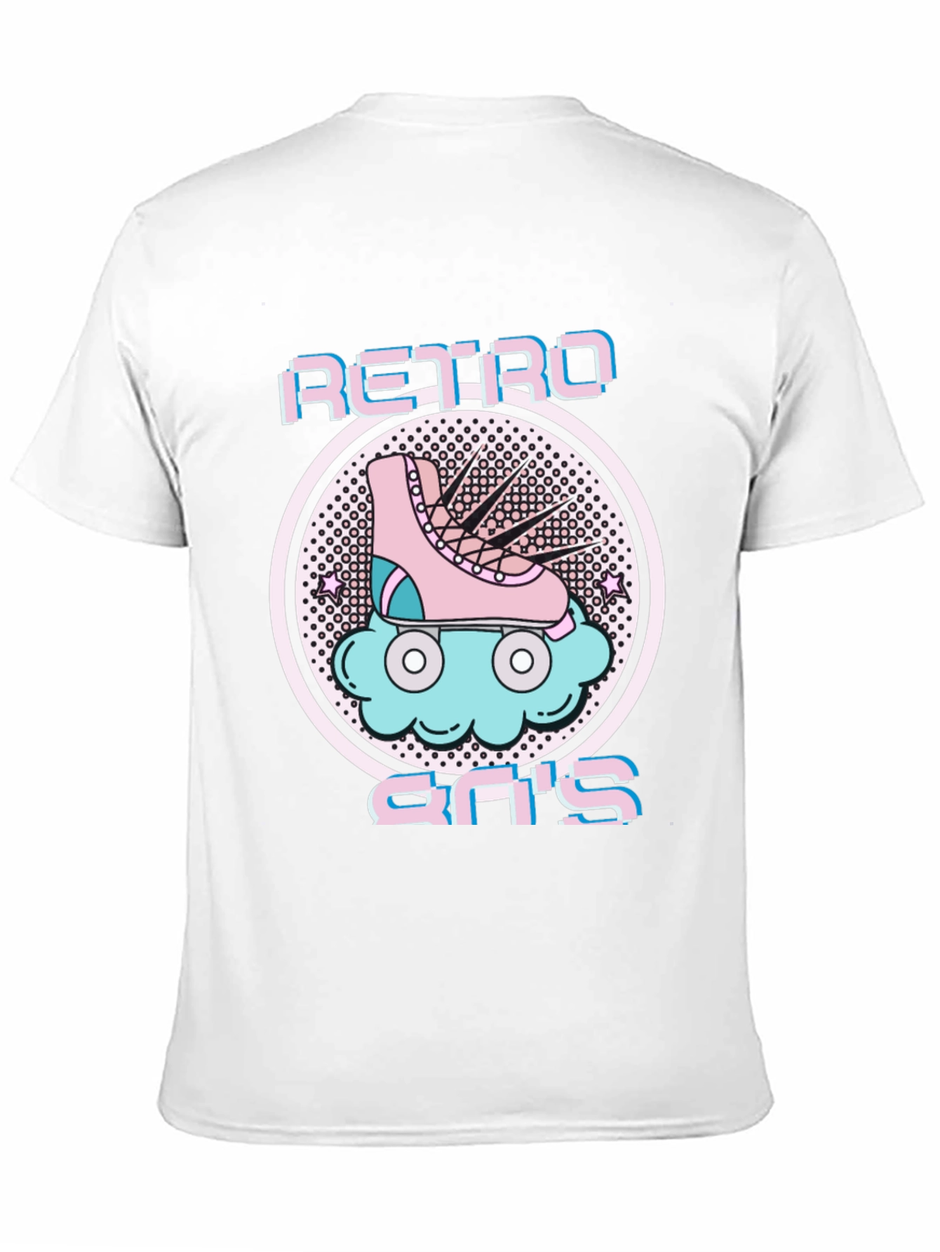 Retro 80s Roller Skate Graphic Tee