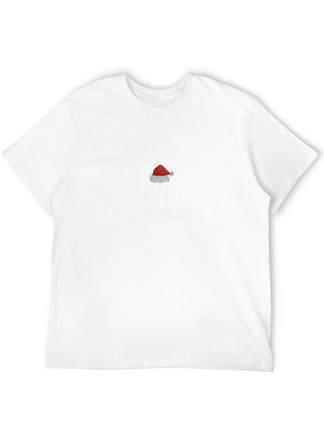 Keep Calm Santas Coming Graphic Tee