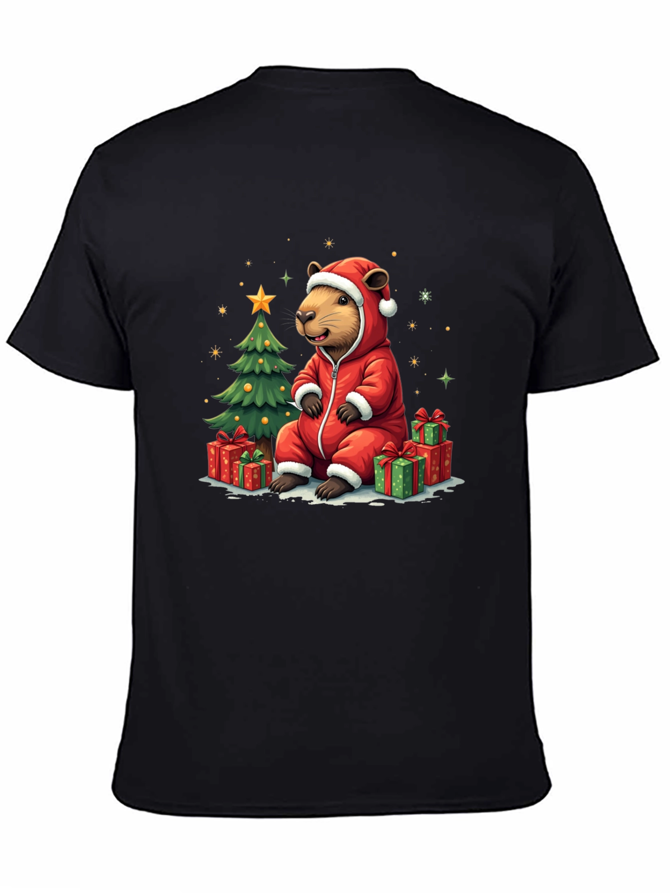 Festive Beaver Christmas T-Shirt