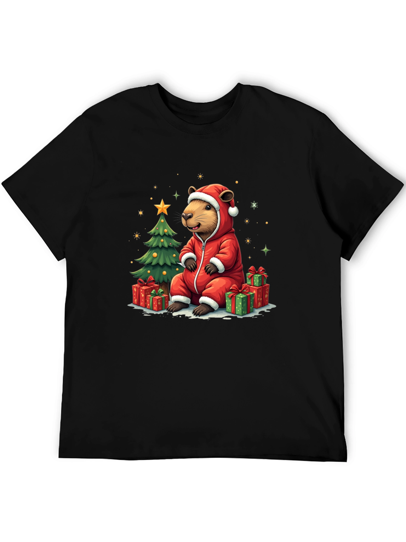 Festive Beaver Christmas T-Shirt