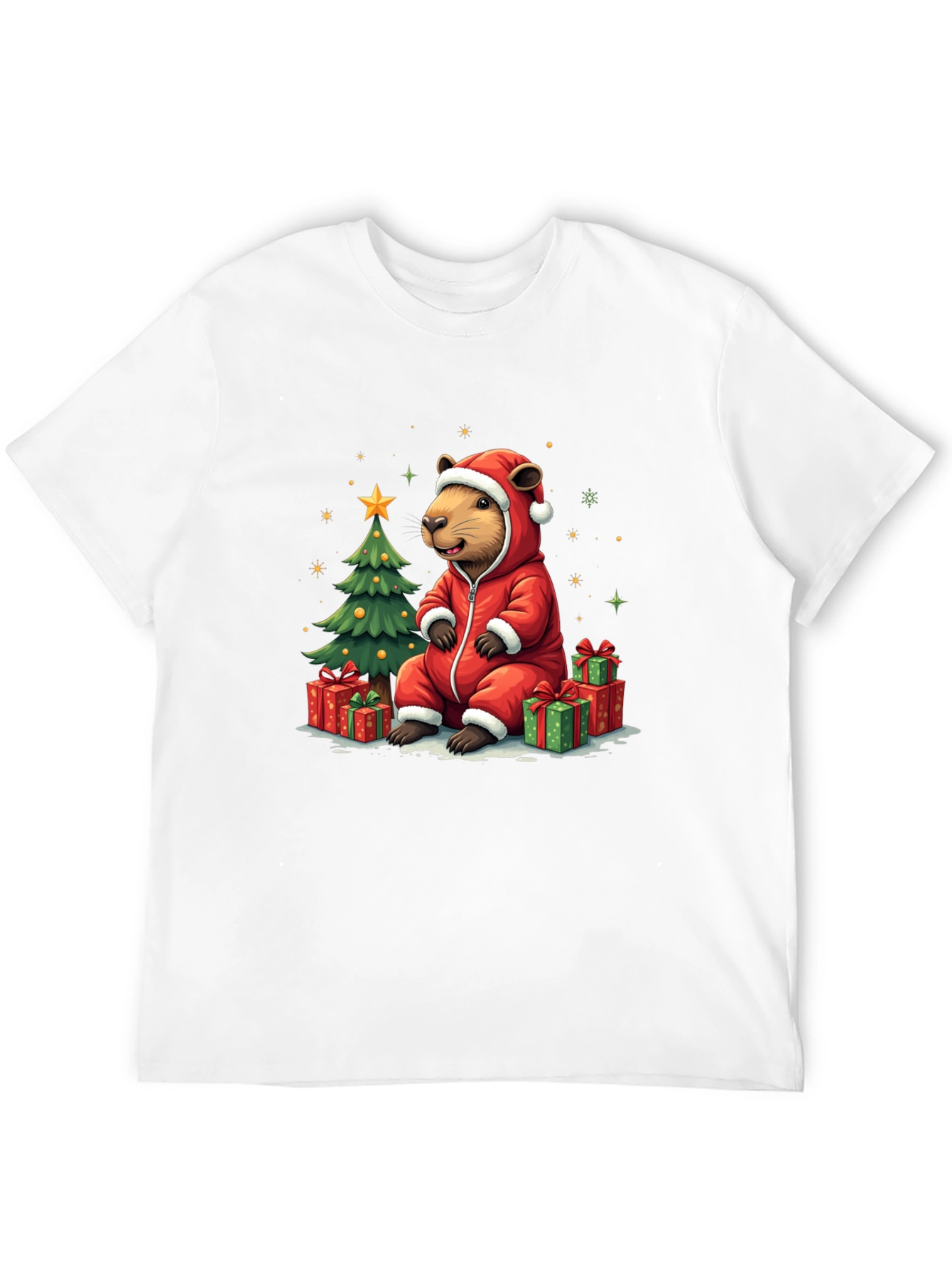 Festive Beaver Christmas T-Shirt