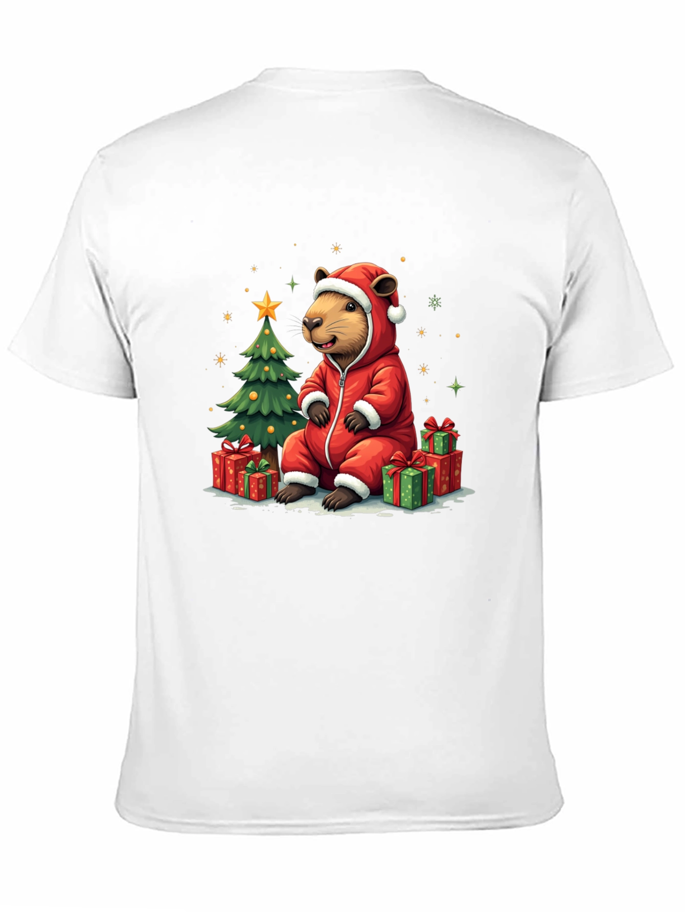 Festive Beaver Christmas T-Shirt